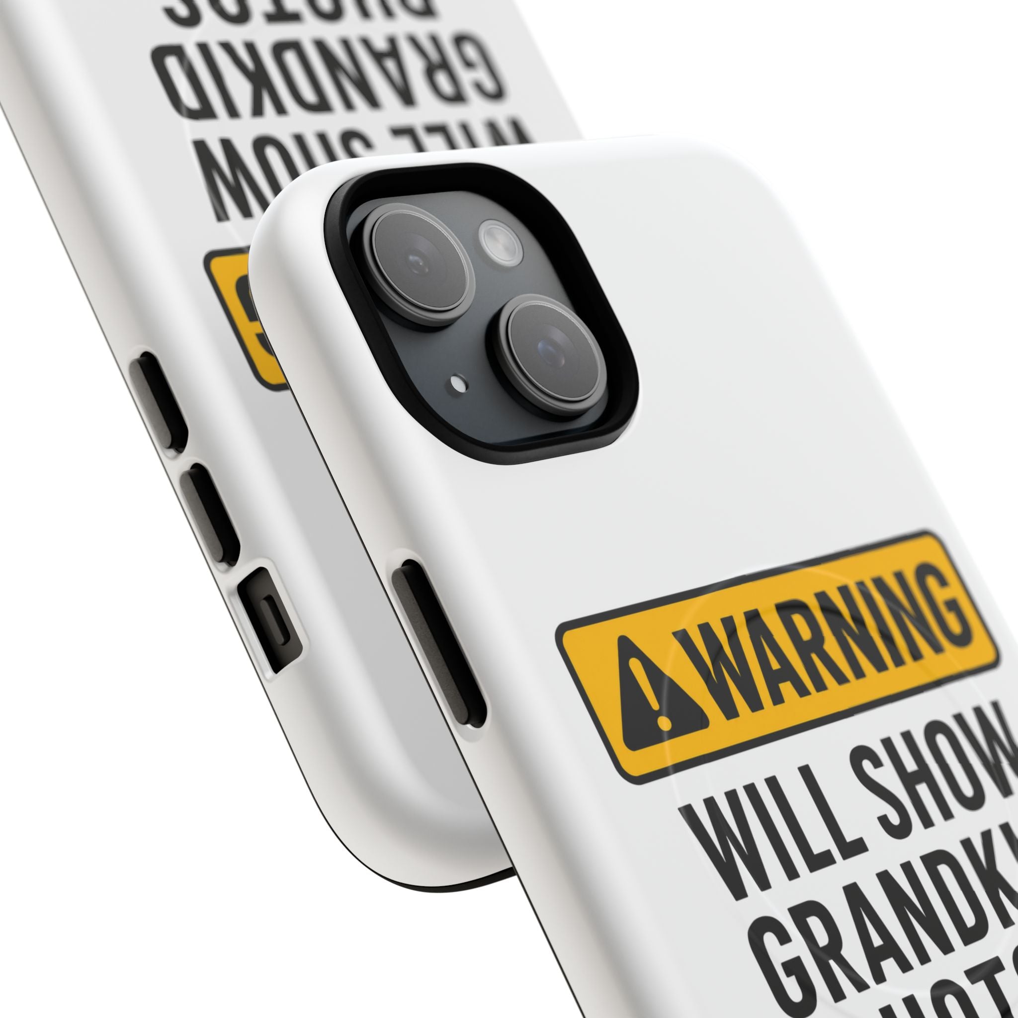 Phone Case — "Warning: Will Show Grandkid Photos" Tough Magnetic Case