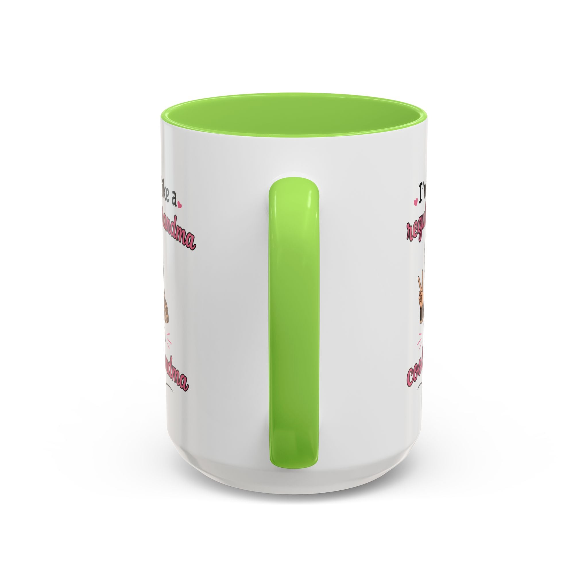 Cool Grandma illustration mug | 11oz 15oz colorful ceramic mug
