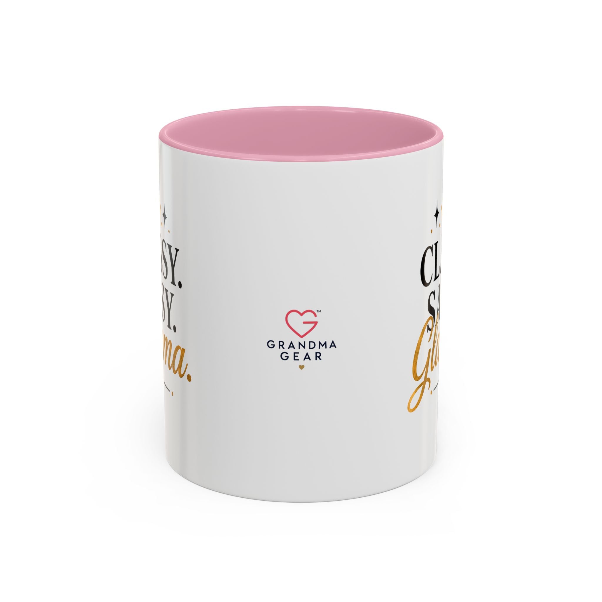 Classy Sassy Glamma Coffee Mug — 11oz/15oz Color Accent Mug