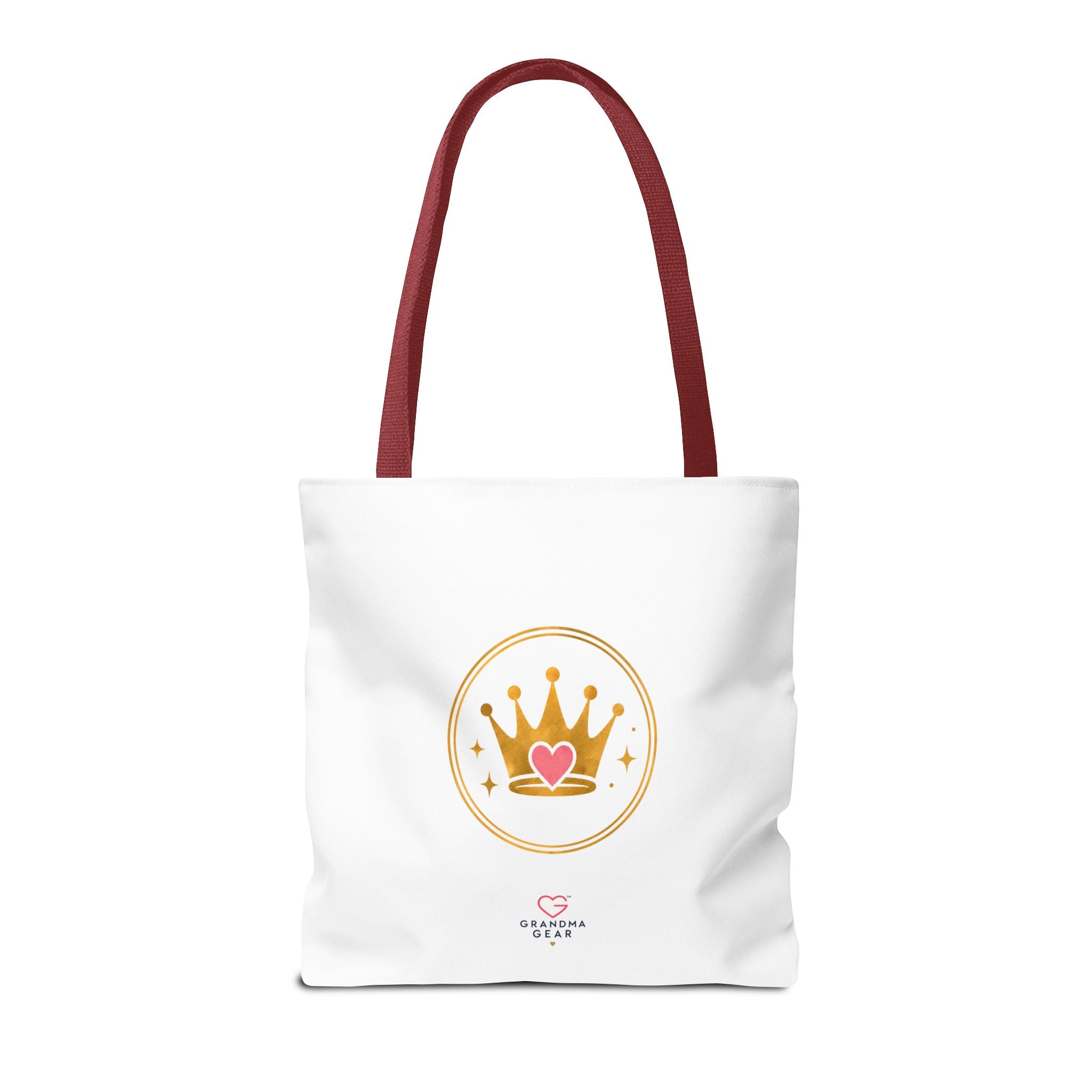 Classy Sassy Glamma Tote Bag – Funny Grandma Gift with Crown Graphic