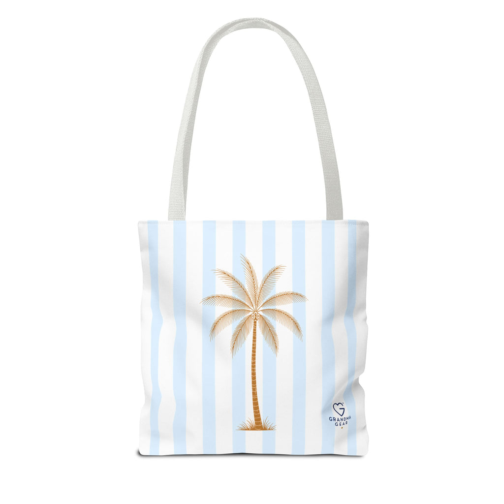 Grandma's Beach Club Tote Bag | Seashell Striped Summer