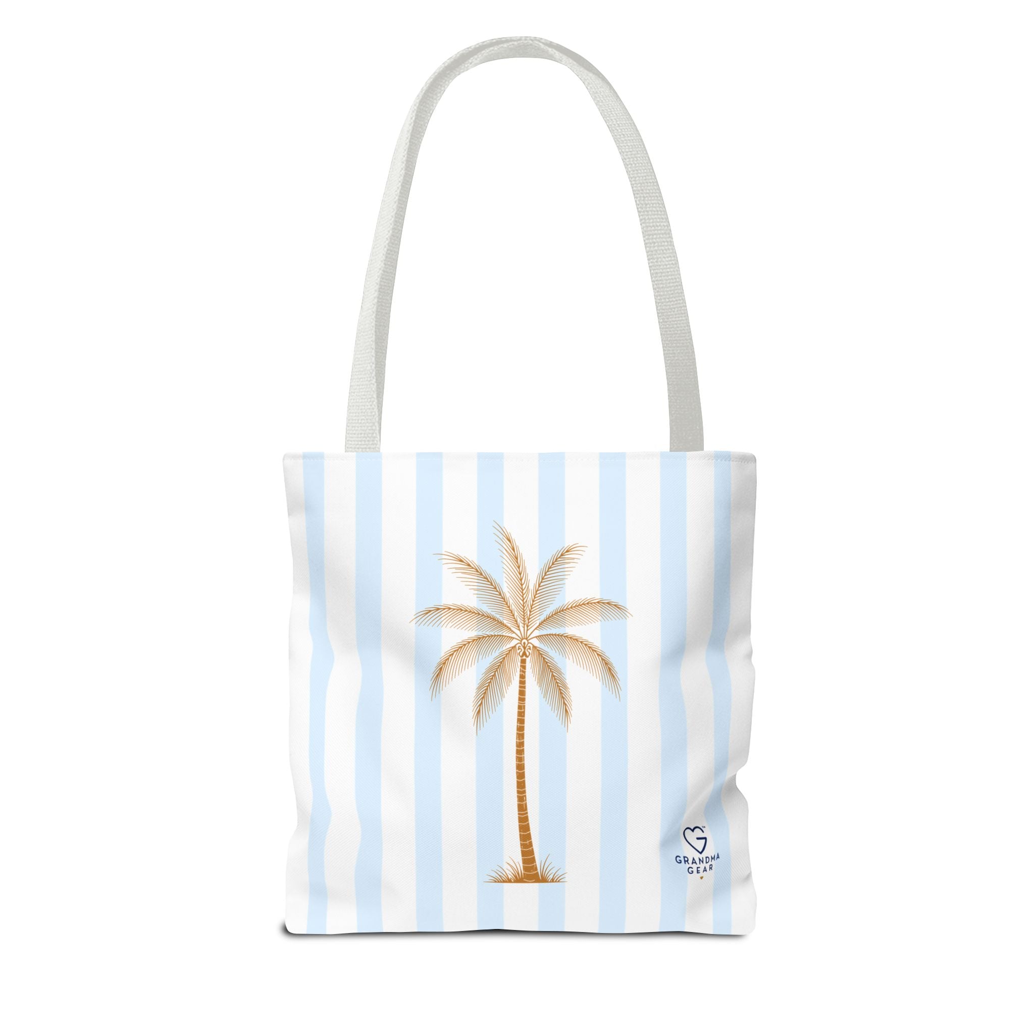 Grandma's Beach Club Tote Bag | Seashell Striped Summer