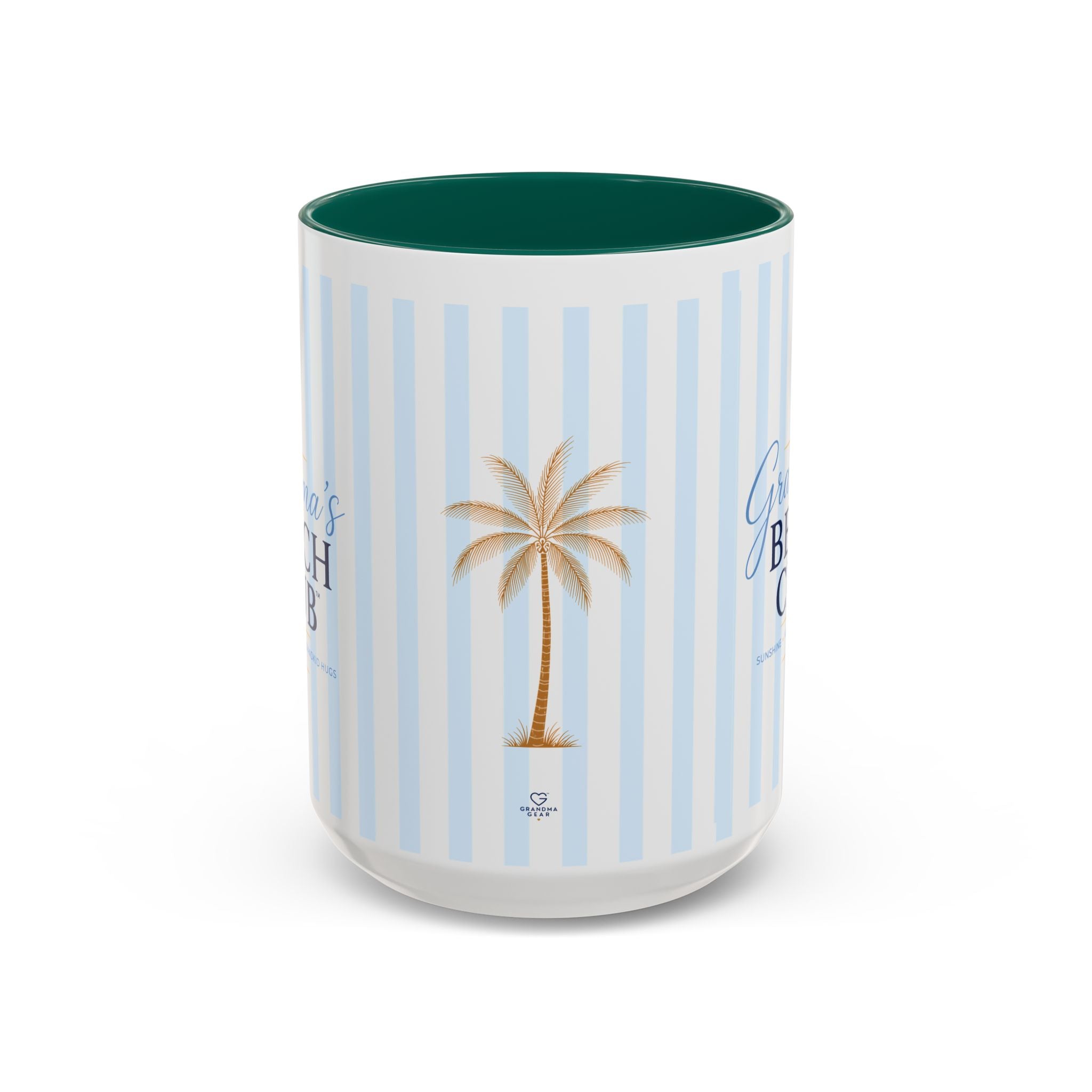 Grandma's Beach Club Script Mug | Color Accent Coffee Mug (11oz, 15oz)