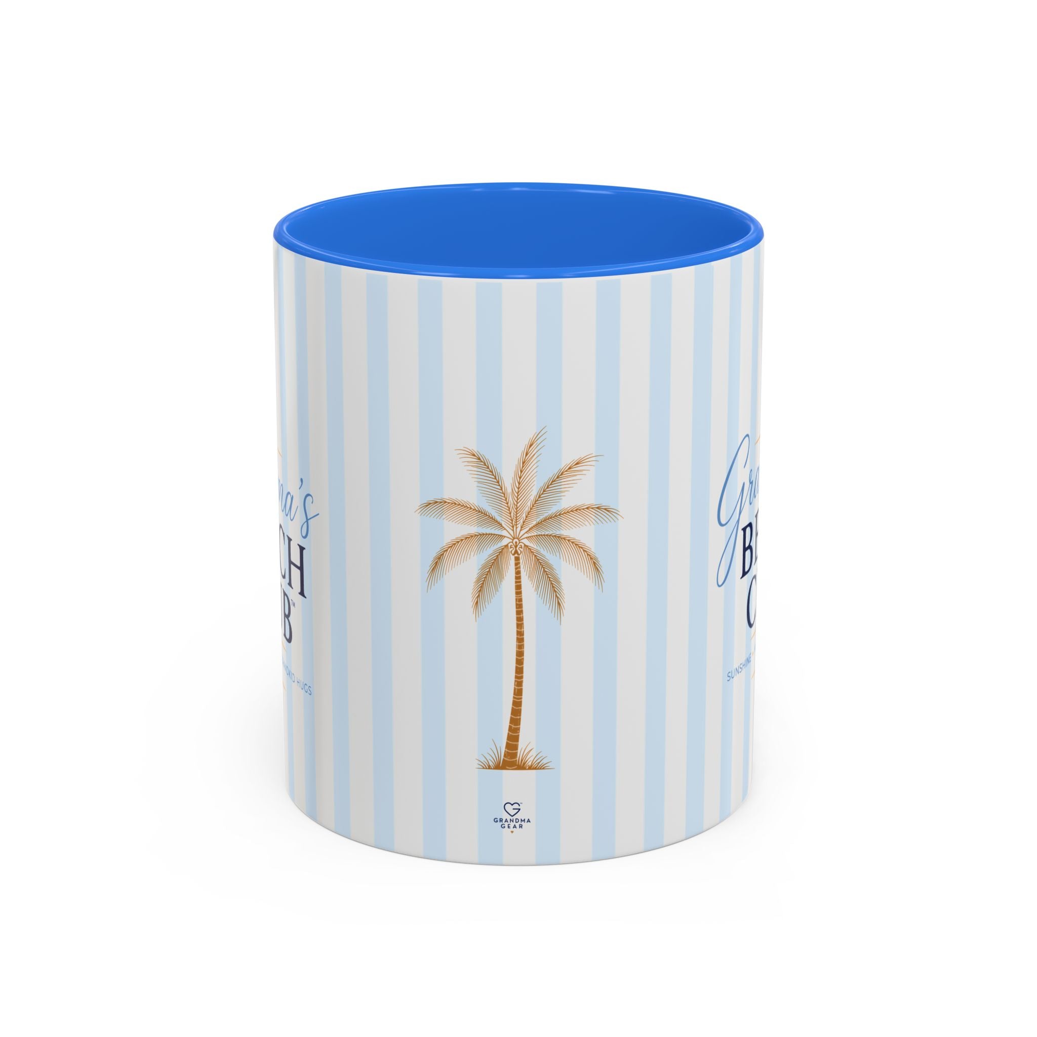 Grandma's Beach Club Script Mug | Color Accent Coffee Mug (11oz, 15oz)
