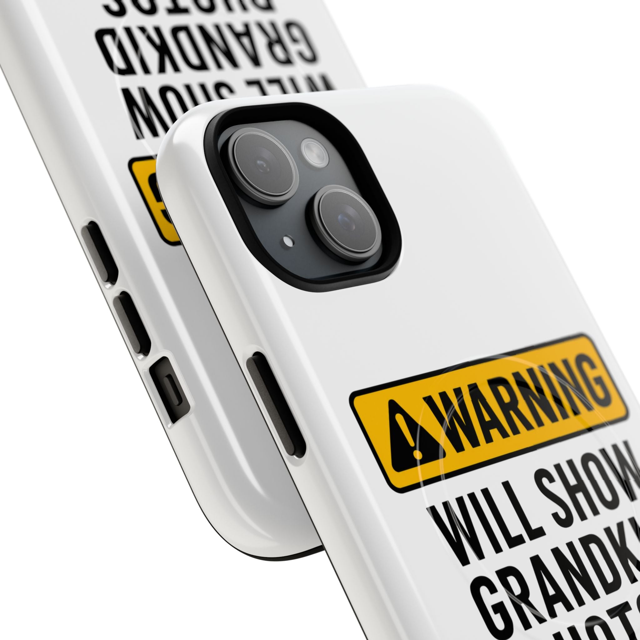 Phone Case — "Warning: Will Show Grandkid Photos" Tough Magnetic Case