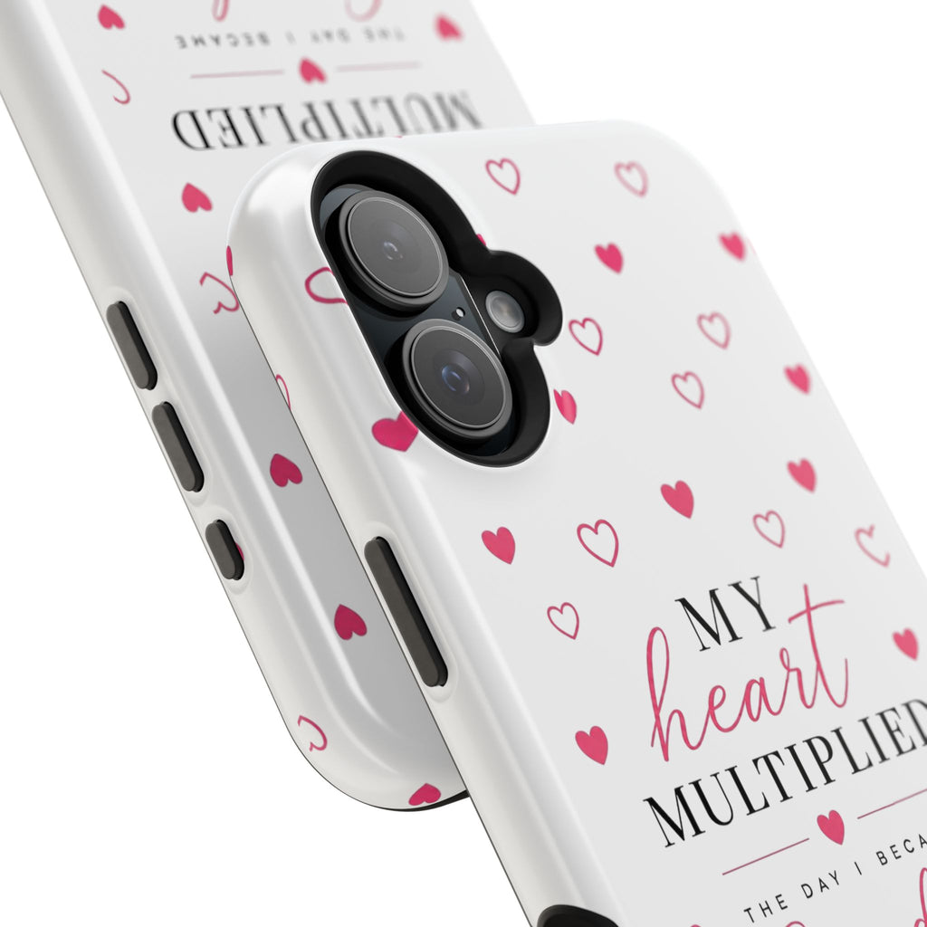Grandma Phone Case — "My Heart Multiplied" Magnetic Impact‑Resistant Case