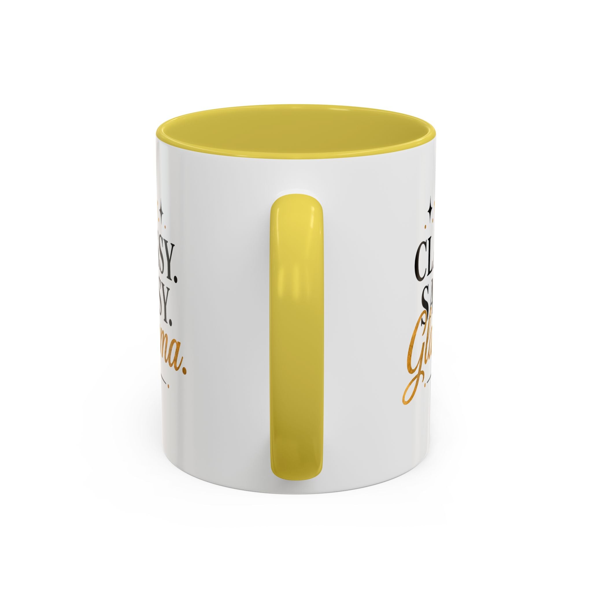 Classy Sassy Glamma Coffee Mug — 11oz/15oz Color Accent Mug