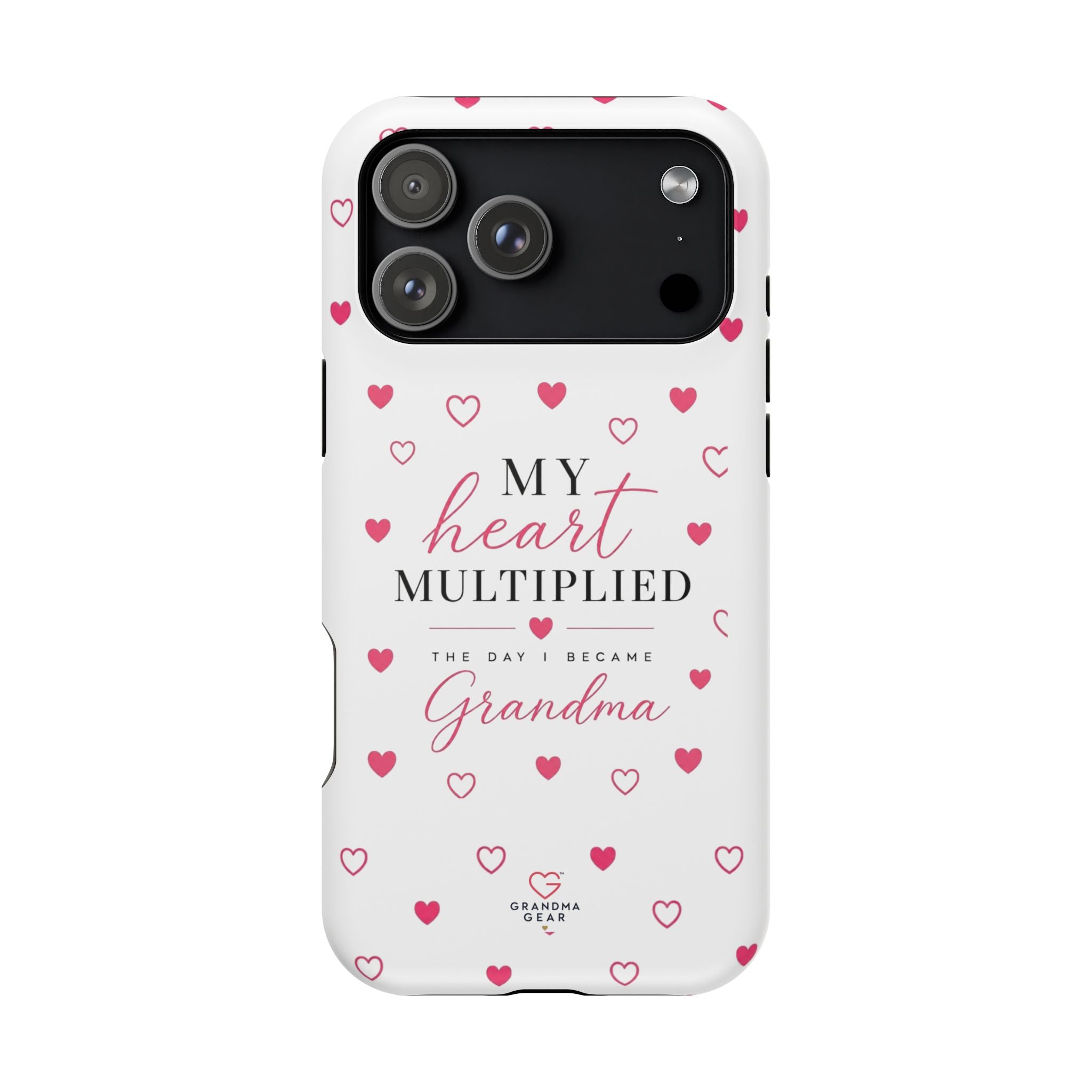 Grandma Phone Case — "My Heart Multiplied" Magnetic Impact‑Resistant Case
