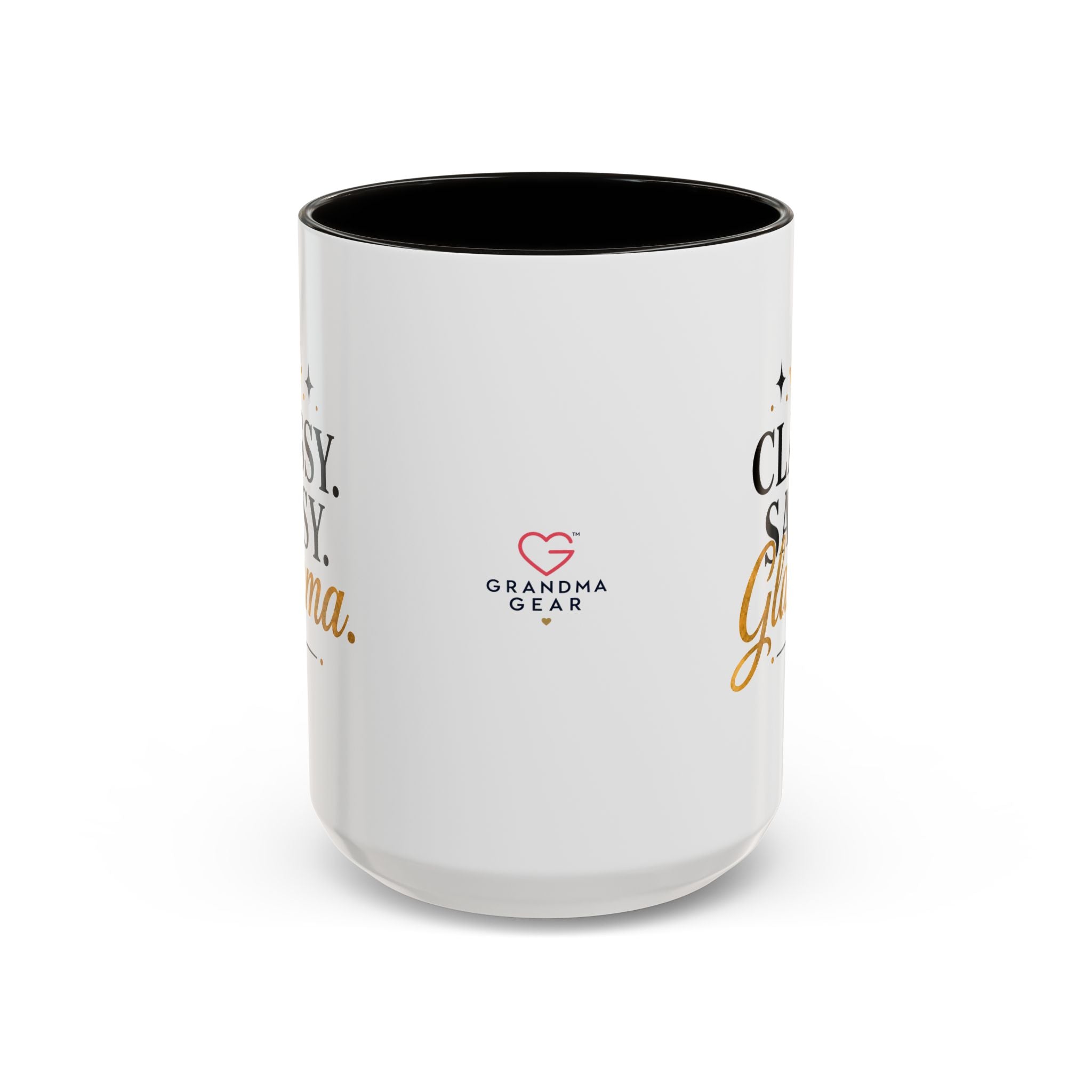 Classy Sassy Glamma Coffee Mug — 11oz/15oz Color Accent Mug