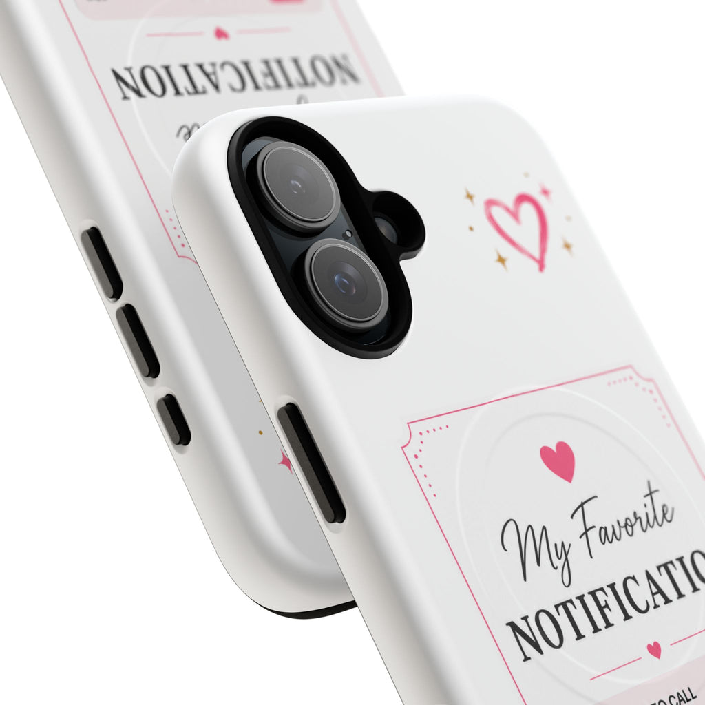 My Favorite Notification phone case | Cute heart video call design