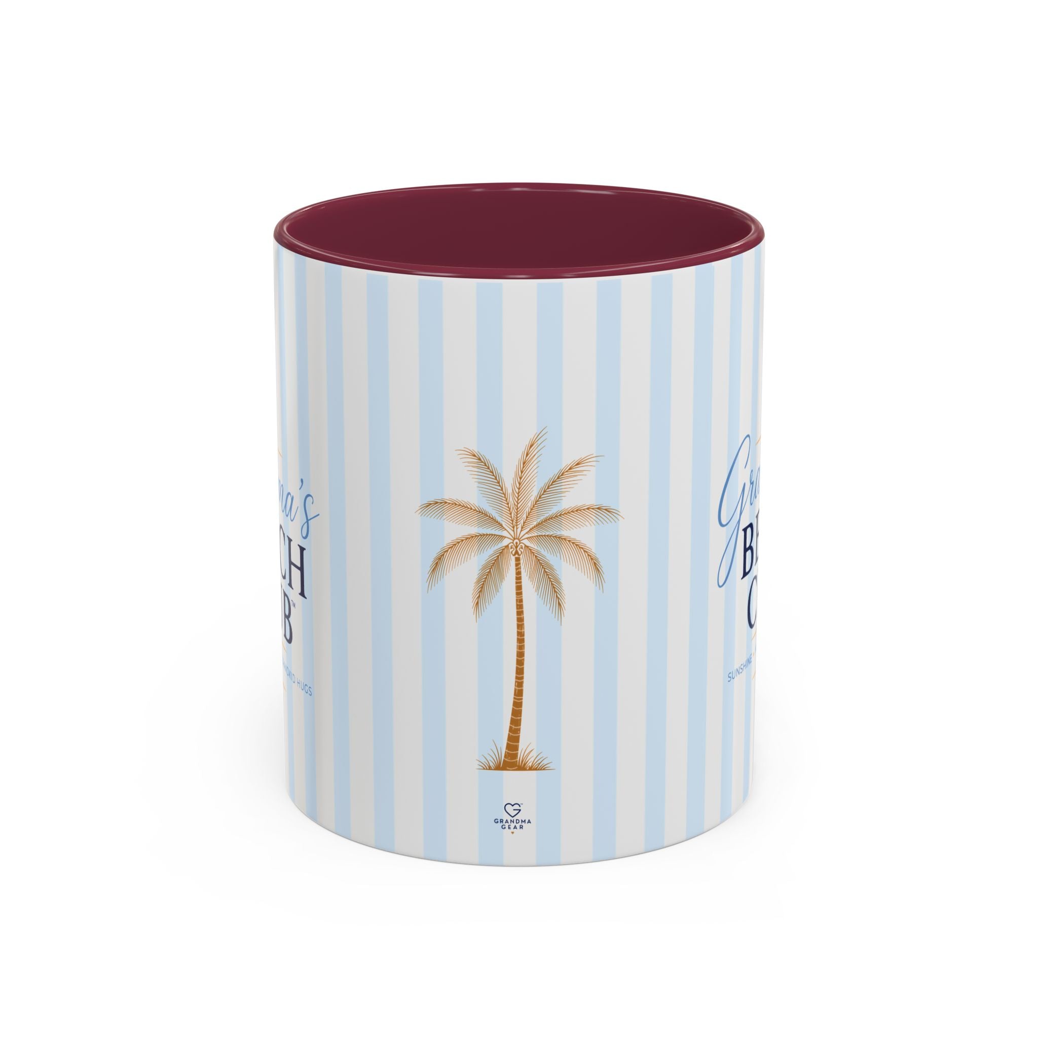 Grandma's Beach Club Script Mug | Color Accent Coffee Mug (11oz, 15oz)