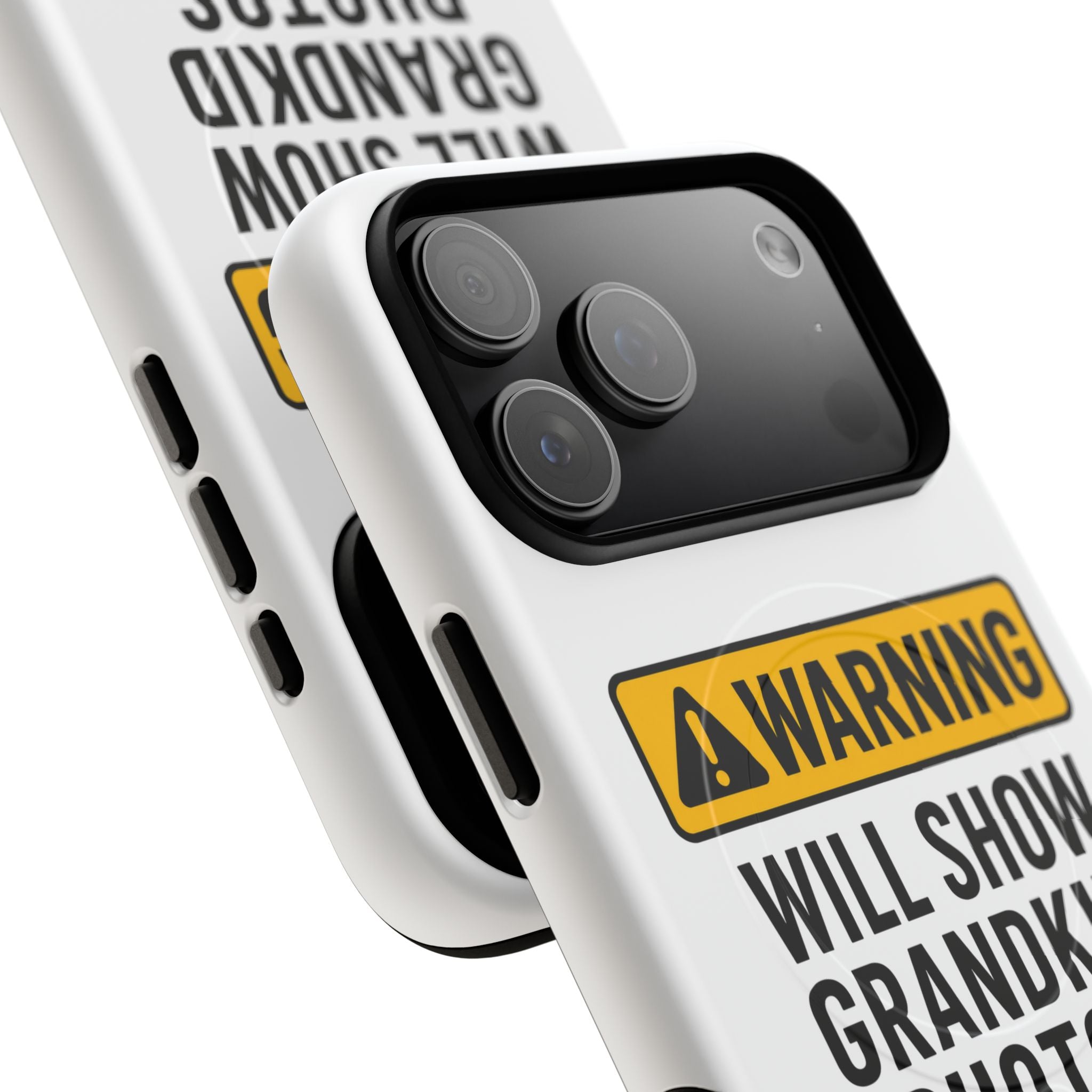 Phone Case — "Warning: Will Show Grandkid Photos" Tough Magnetic Case