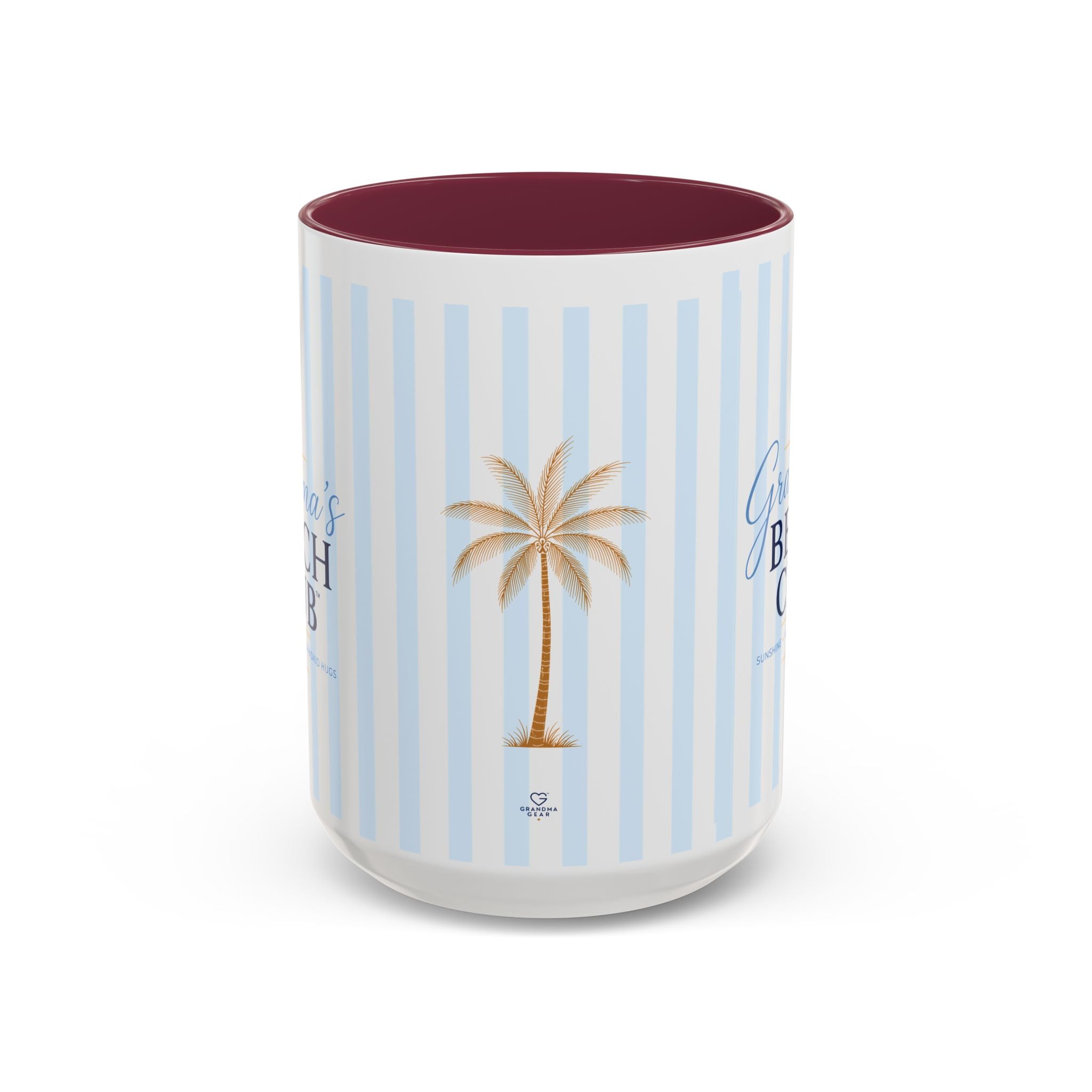 Grandma's Beach Club Script Mug | Color Accent Coffee Mug (11oz, 15oz)