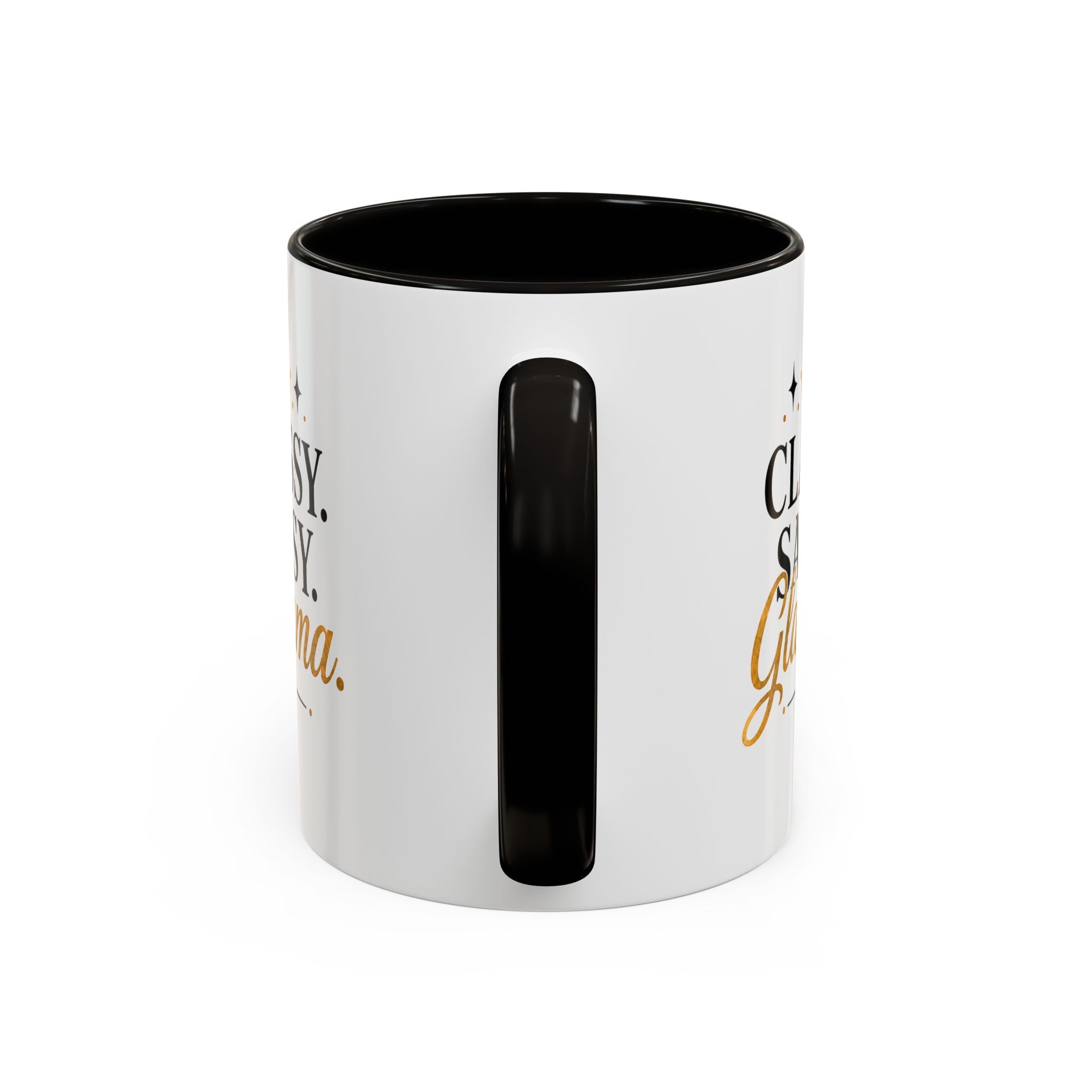 Classy Sassy Glamma Coffee Mug — 11oz/15oz Color Accent Mug