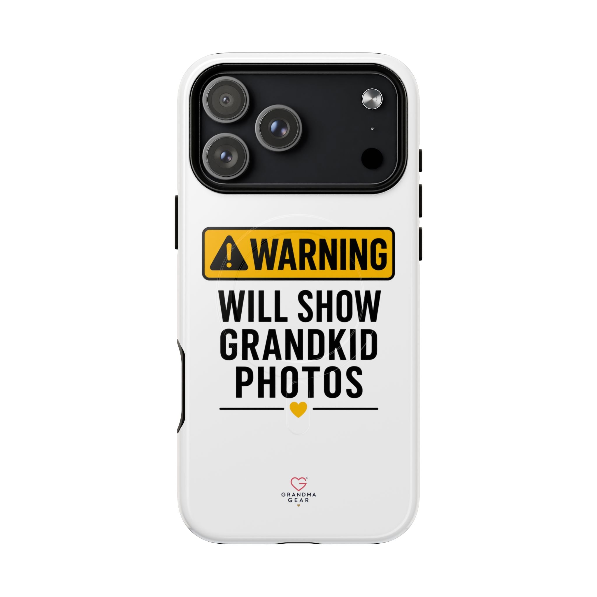 Phone Case — "Warning: Will Show Grandkid Photos" Tough Magnetic Case