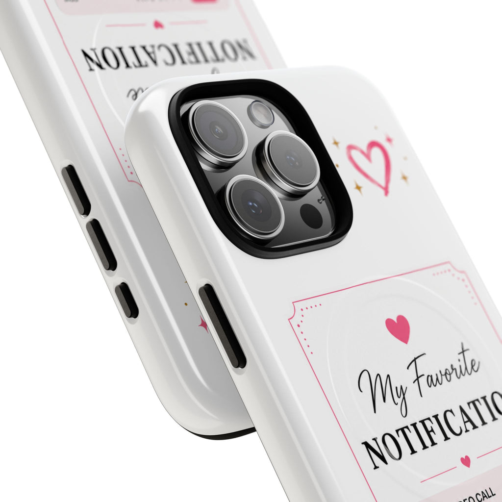 My Favorite Notification phone case | Cute heart video call design