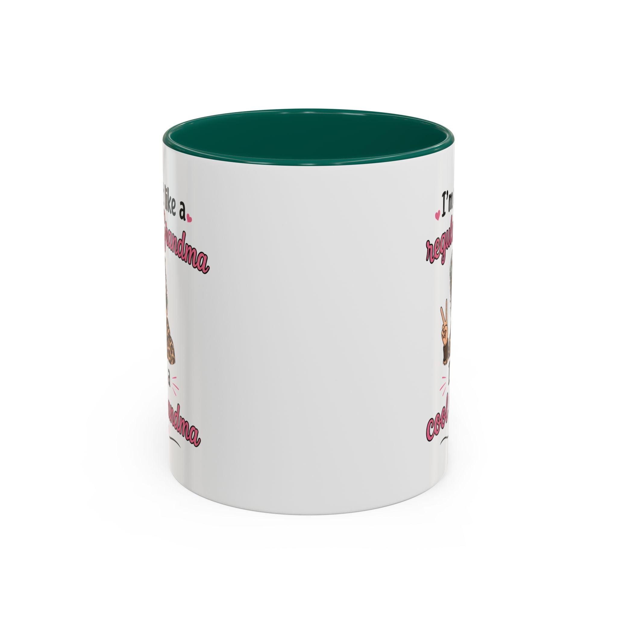 Cool Grandma illustration mug | 11oz 15oz colorful ceramic mug