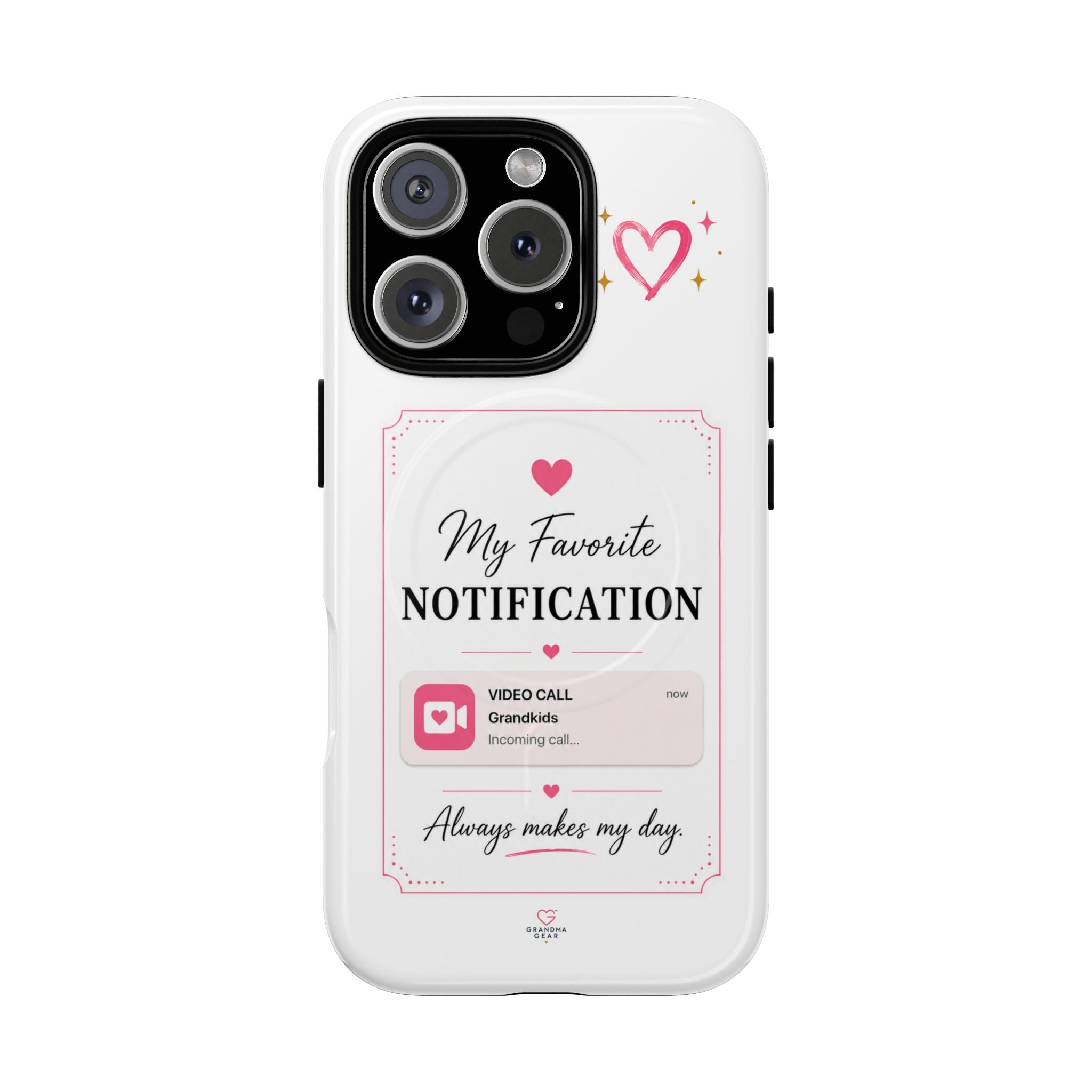 My Favorite Notification phone case | Cute heart video call design