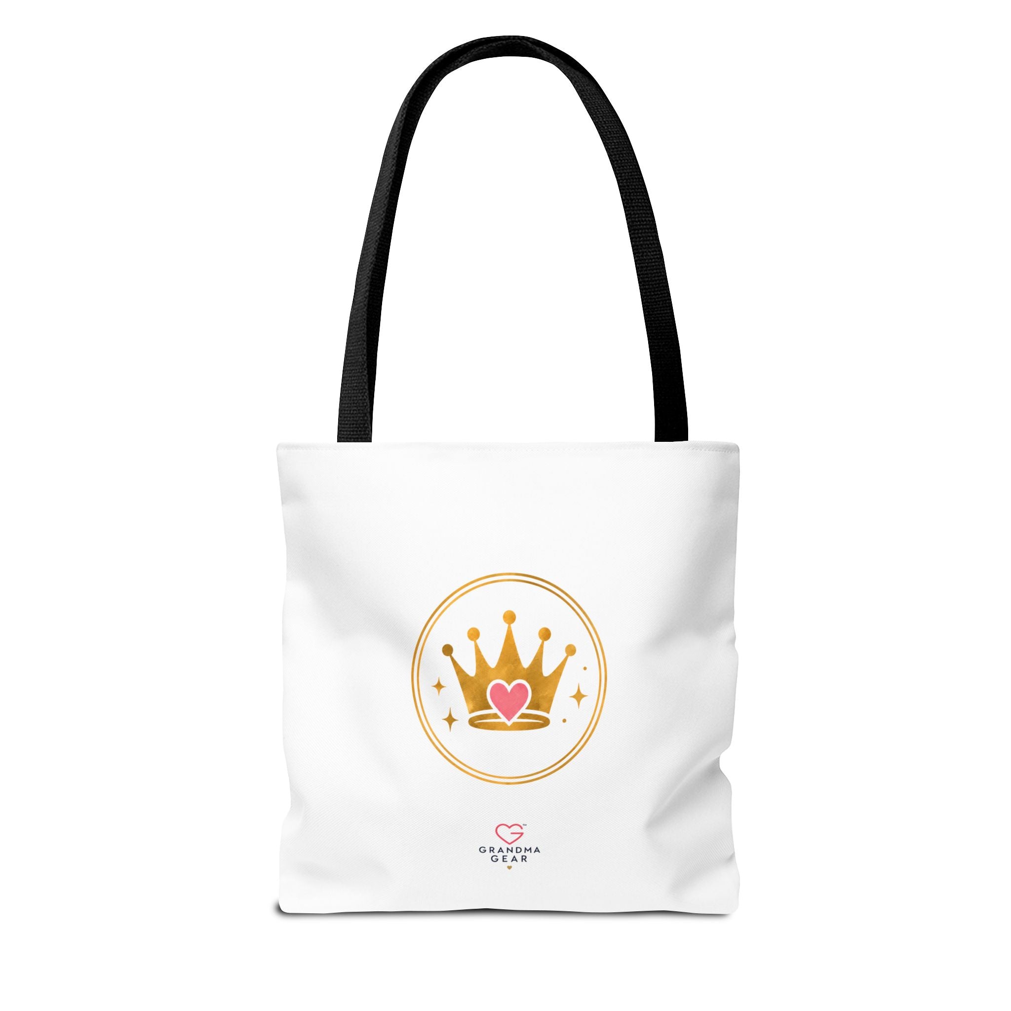 Classy Sassy Glamma Tote Bag – Funny Grandma Gift with Crown Graphic