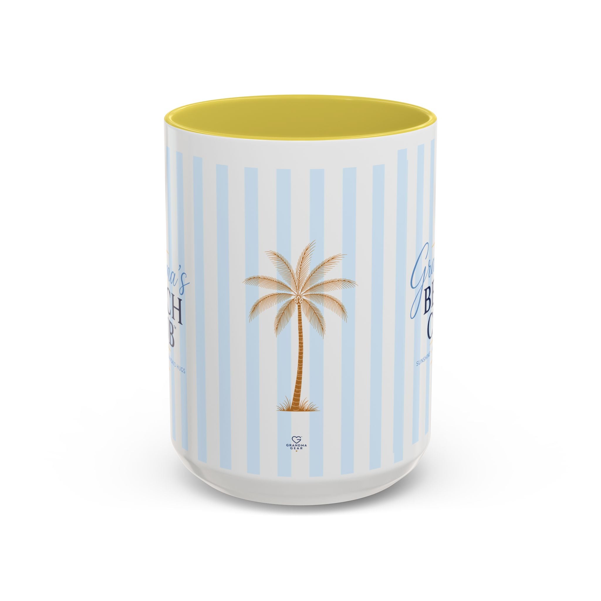 Grandma's Beach Club Script Mug | Color Accent Coffee Mug (11oz, 15oz)