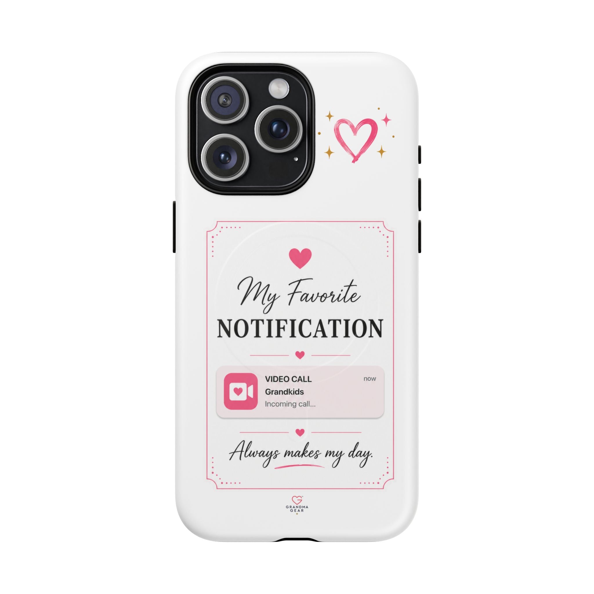 My Favorite Notification phone case | Cute heart video call design