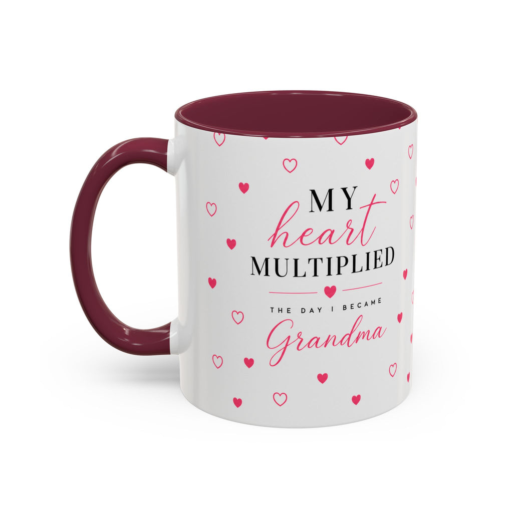 My Heart Multiplied Grandma Mug | 11oz or 15oz Ceramic