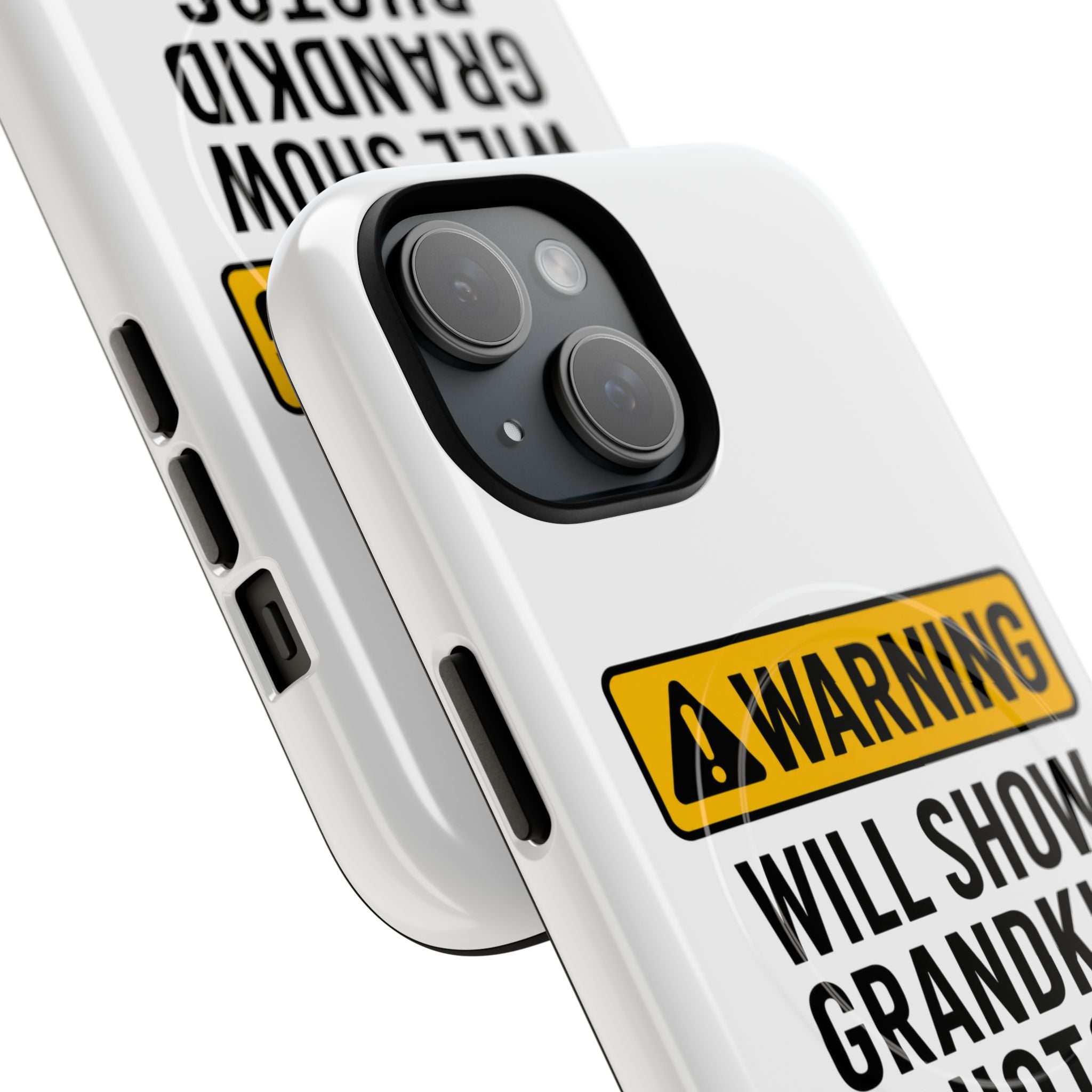 Phone Case — "Warning: Will Show Grandkid Photos" Tough Magnetic Case