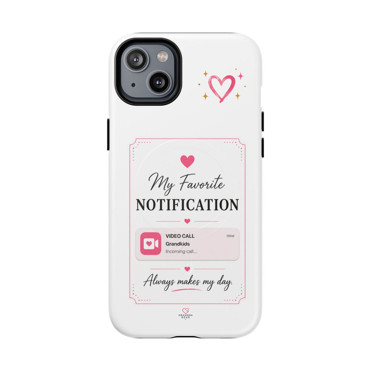 My Favorite Notification phone case | Cute heart video call design