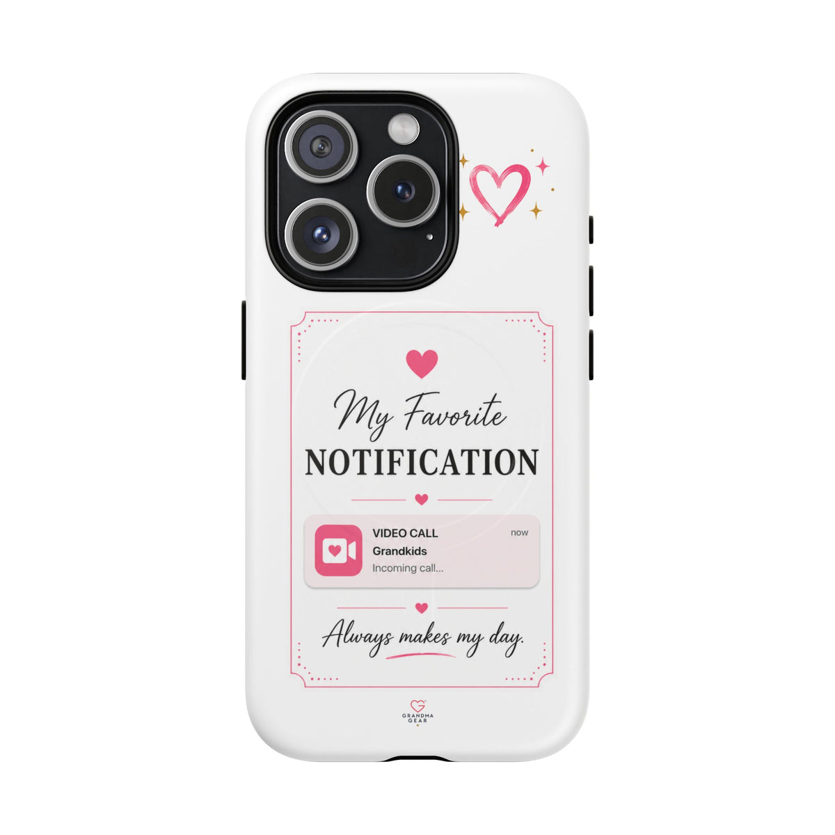 My Favorite Notification phone case | Cute heart video call design