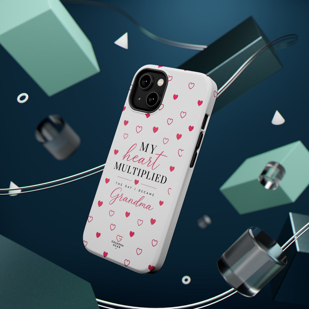 Grandma Phone Case — "My Heart Multiplied" Magnetic Impact‑Resistant Case