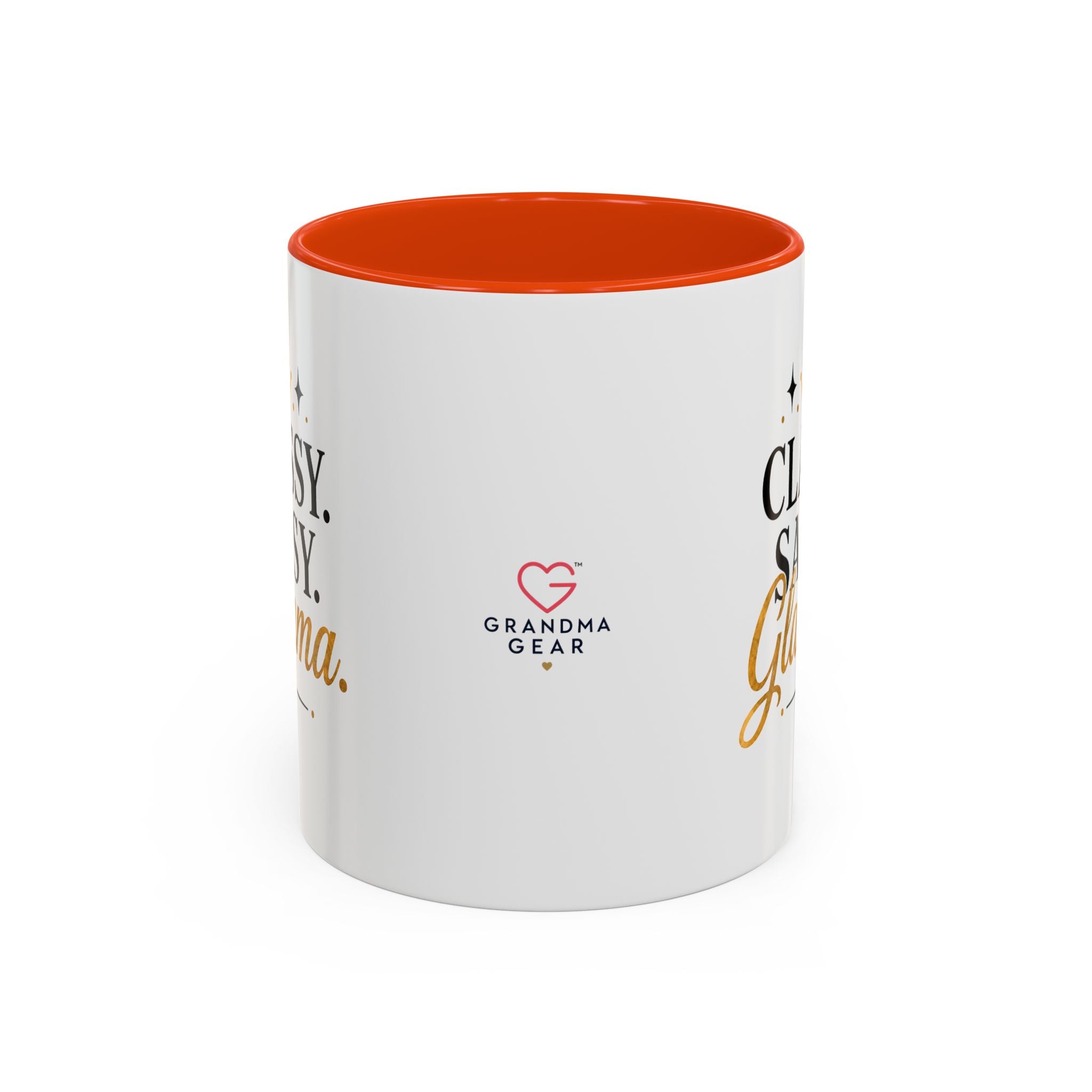Classy Sassy Glamma Coffee Mug — 11oz/15oz Color Accent Mug