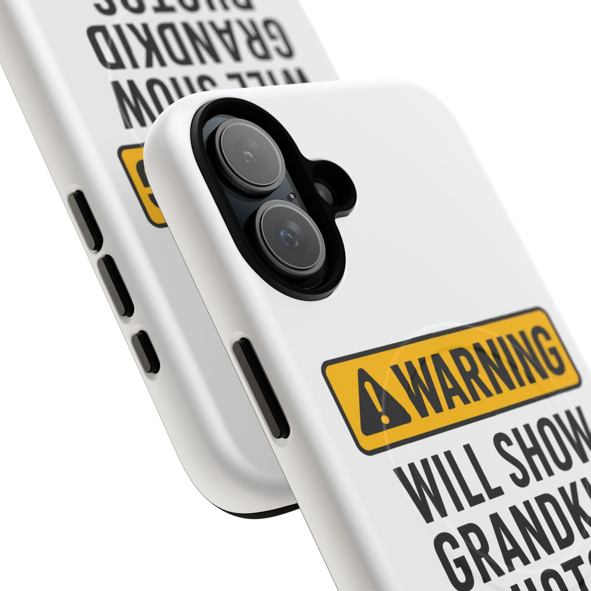 Phone Case — "Warning: Will Show Grandkid Photos" Tough Magnetic Case