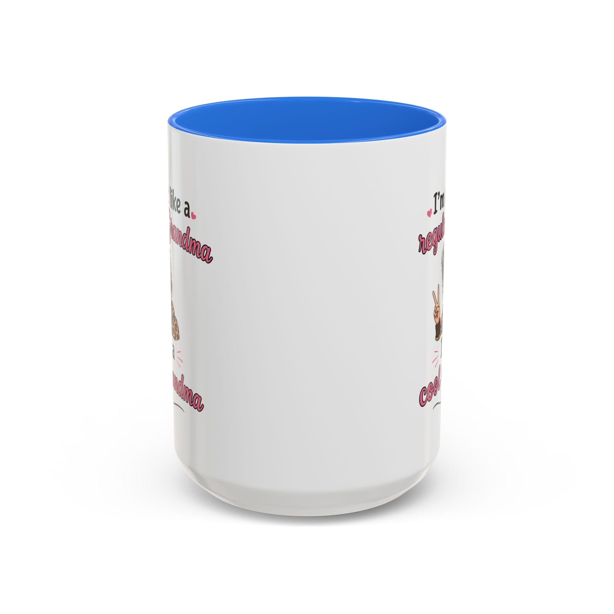 Cool Grandma illustration mug | 11oz 15oz colorful ceramic mug