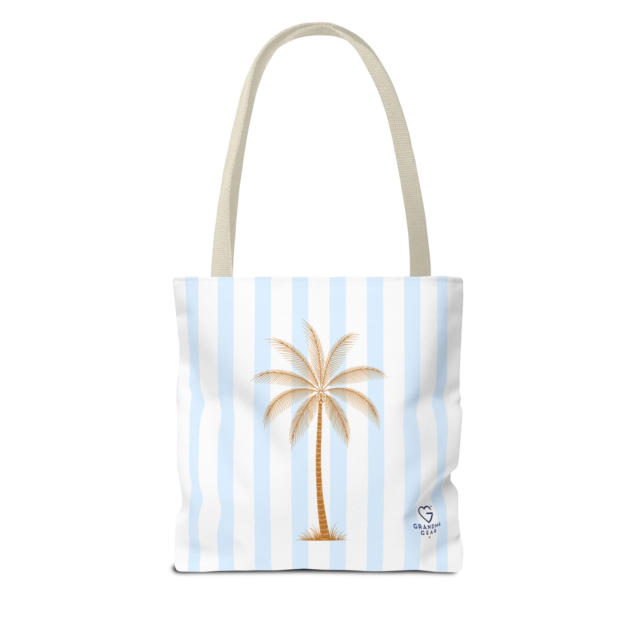 Grandma's Beach Club Tote Bag | Seashell Striped Summer