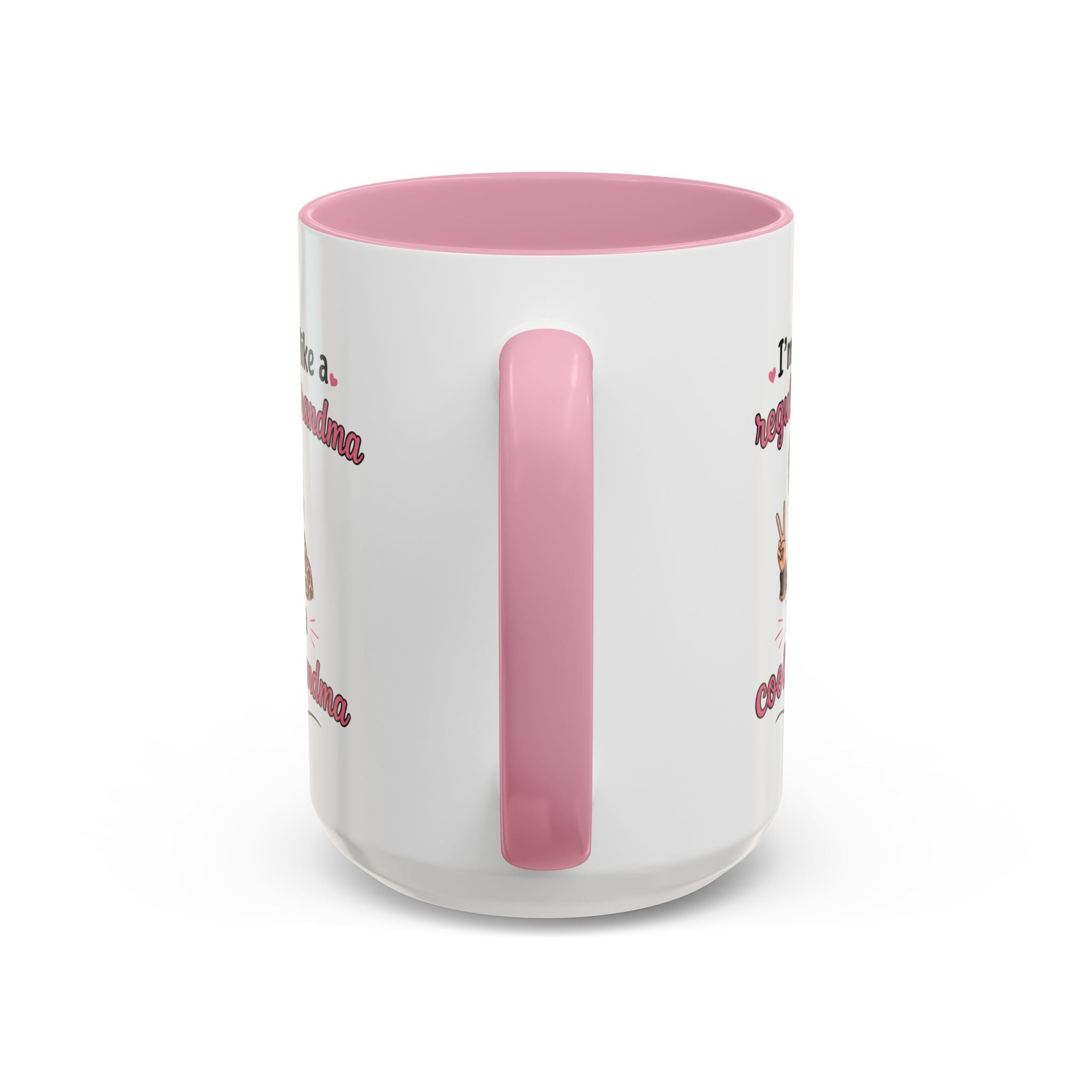 Cool Grandma illustration mug | 11oz 15oz colorful ceramic mug