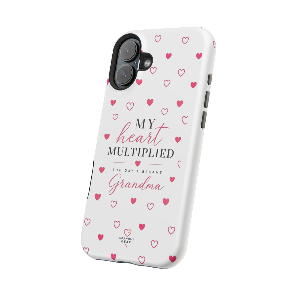 Grandma Phone Case — "My Heart Multiplied" Magnetic Impact‑Resistant Case