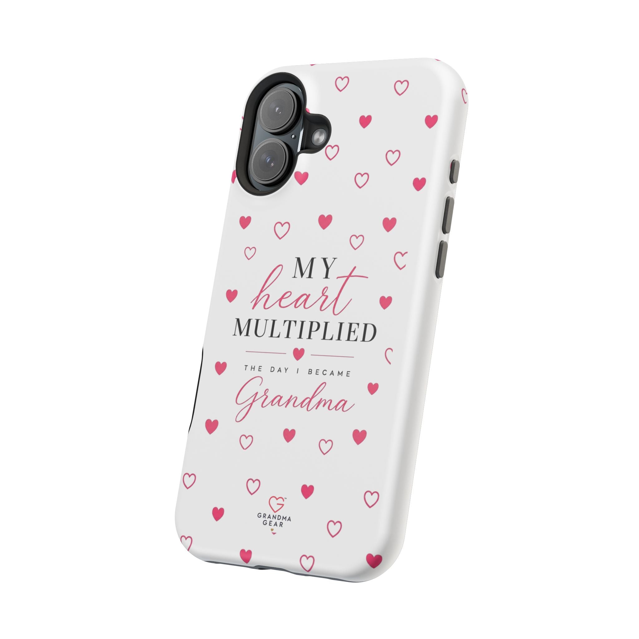 Grandma Phone Case — "My Heart Multiplied" Magnetic Impact‑Resistant Case