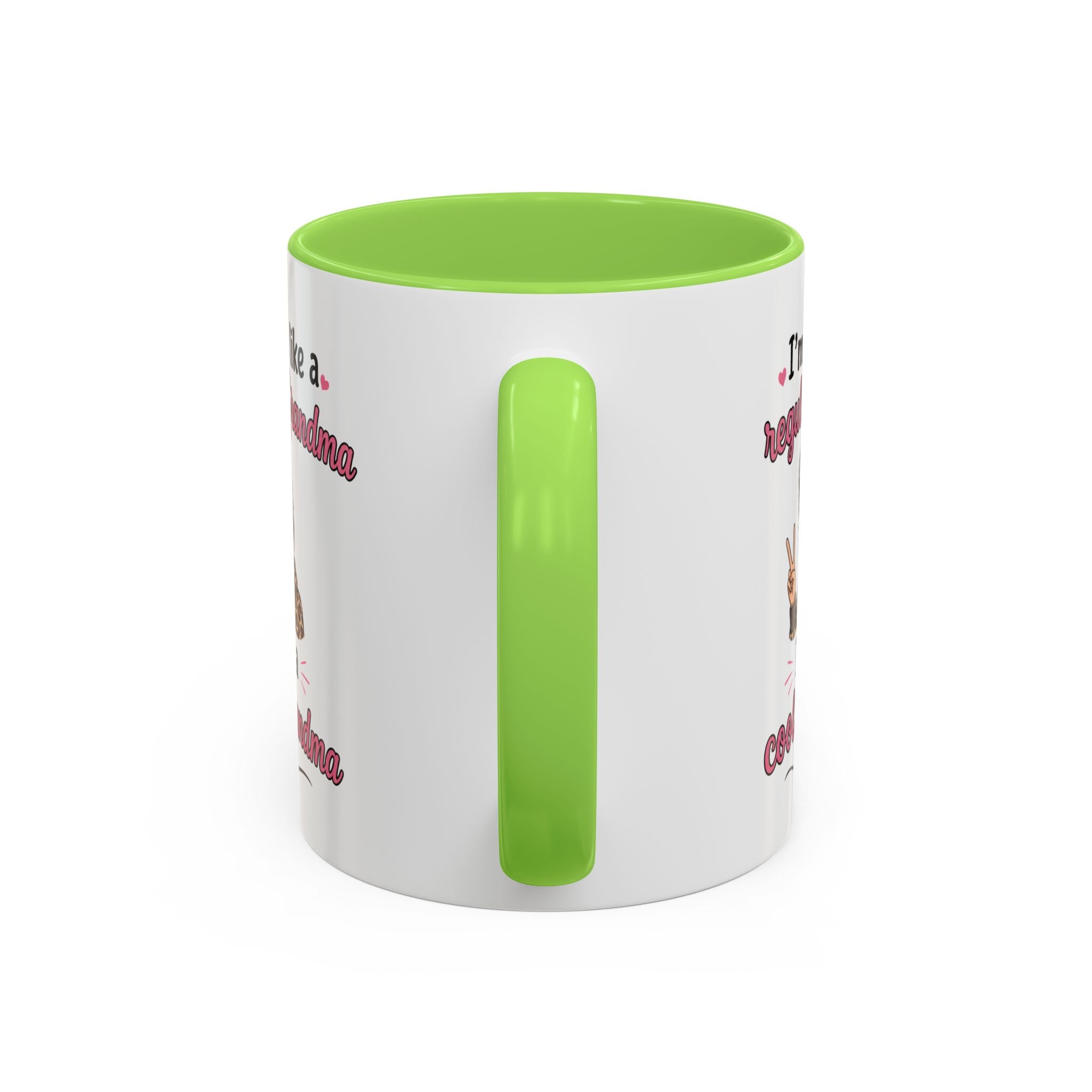 Cool Grandma illustration mug | 11oz 15oz colorful ceramic mug