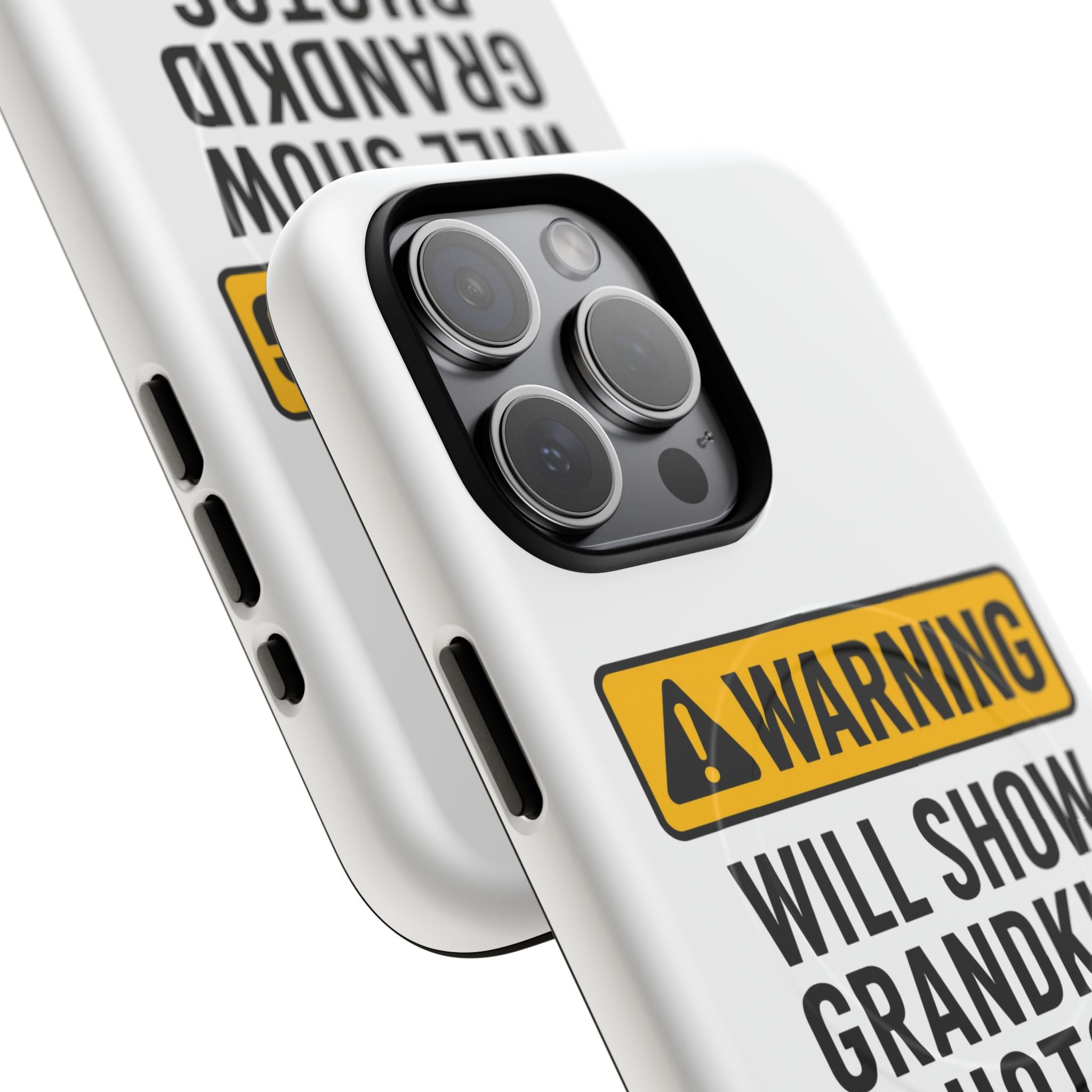 Phone Case — "Warning: Will Show Grandkid Photos" Tough Magnetic Case
