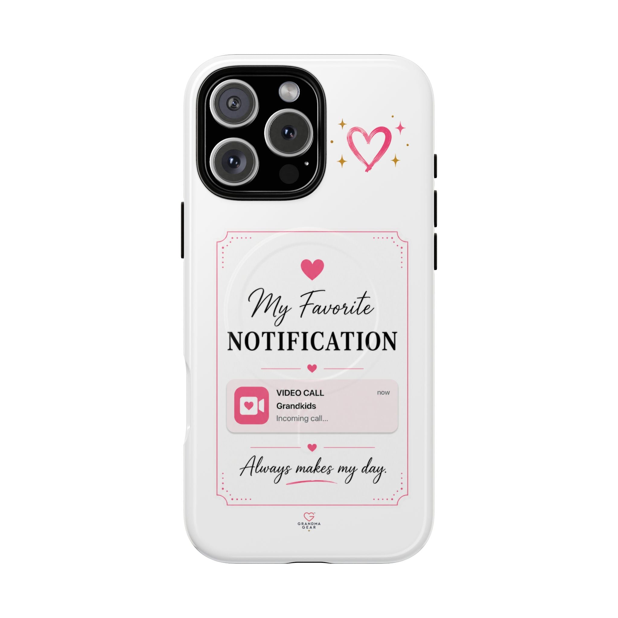 My Favorite Notification phone case | Cute heart video call design