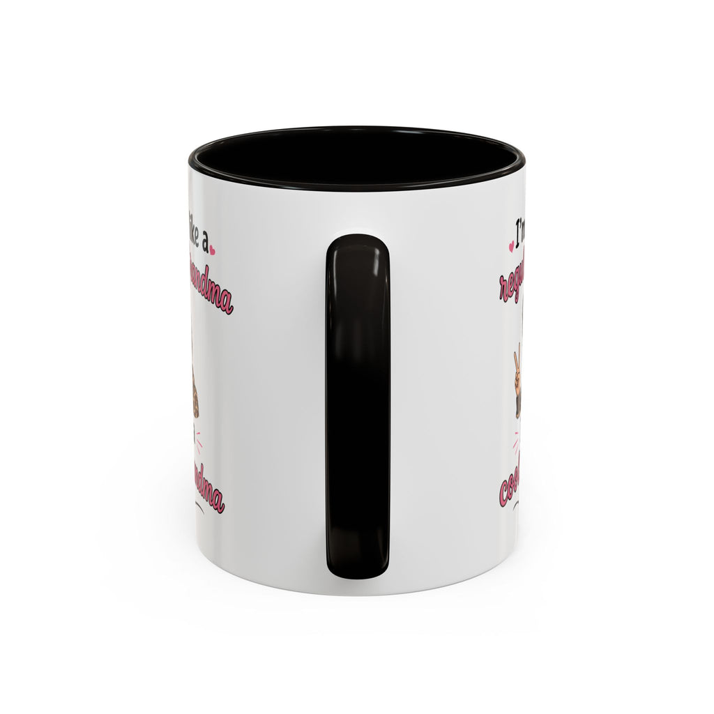 Cool Grandma illustration mug | 11oz 15oz colorful ceramic mug