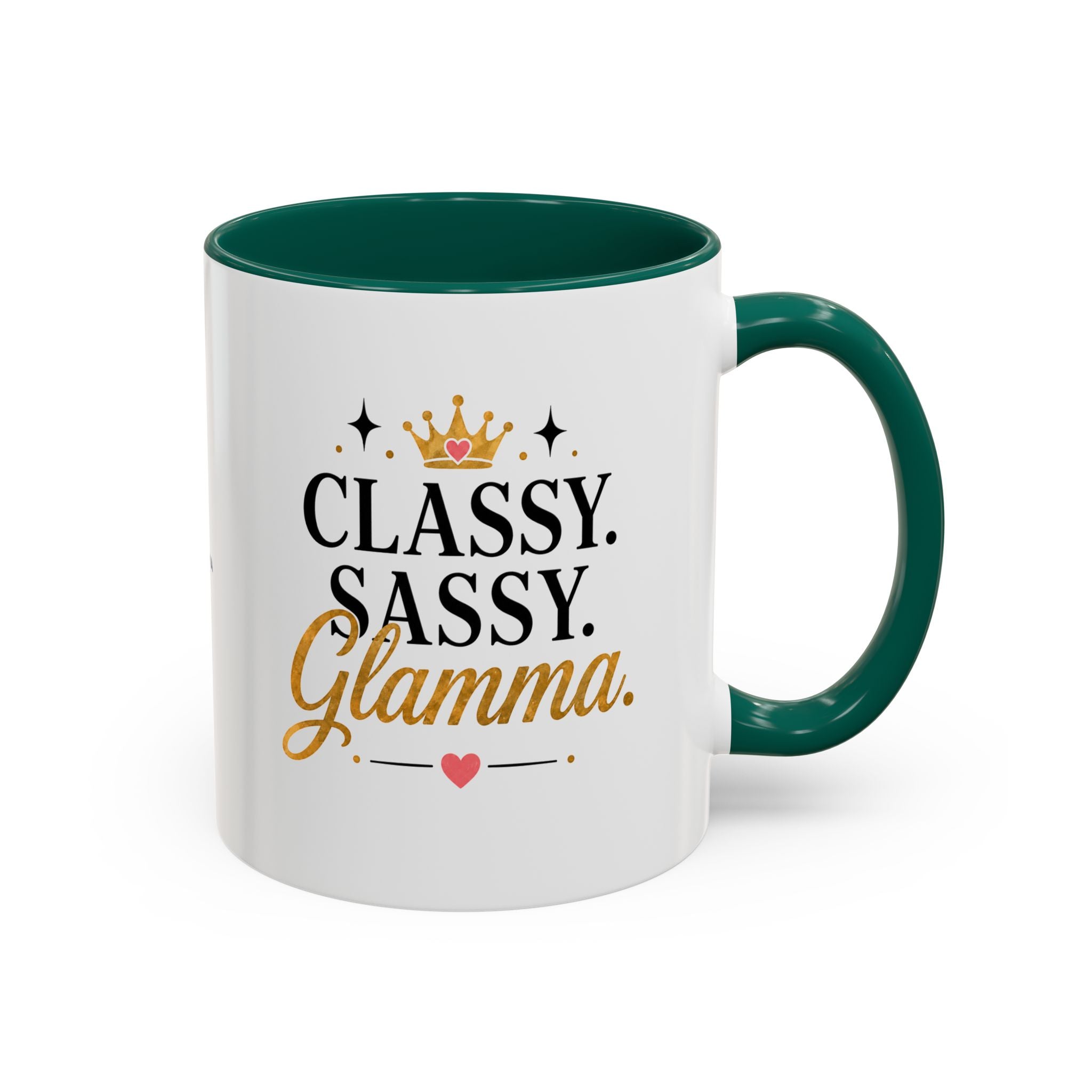 Classy Sassy Glamma Coffee Mug — 11oz/15oz Color Accent Mug
