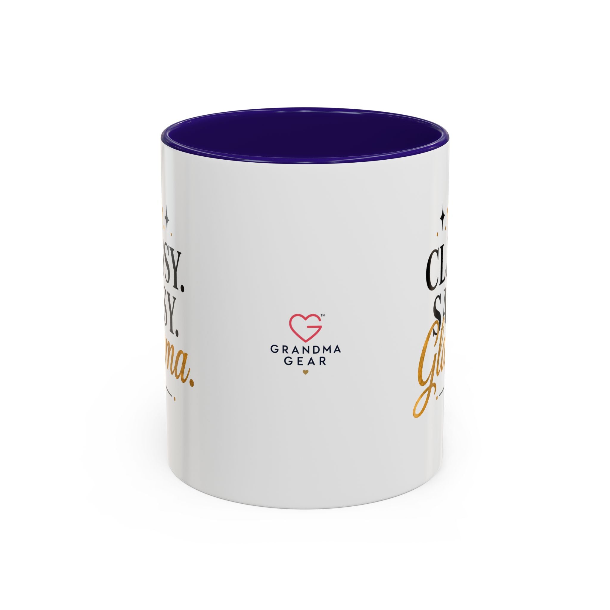 Classy Sassy Glamma Coffee Mug — 11oz/15oz Color Accent Mug