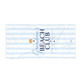 Grandma's Beach Club Beach Towel | Nautical Striped Shell