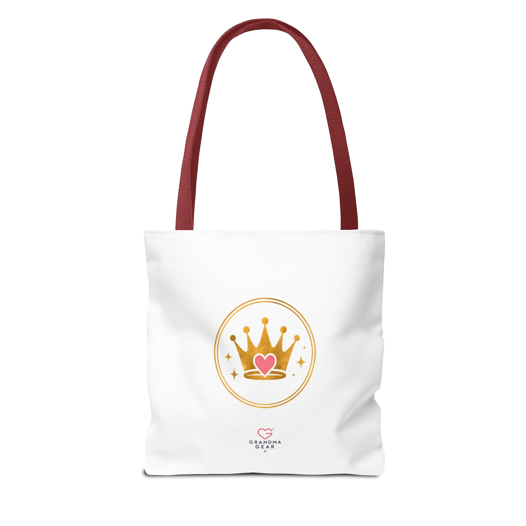Classy Sassy Glamma Tote Bag – Funny Grandma Gift with Crown Graphic