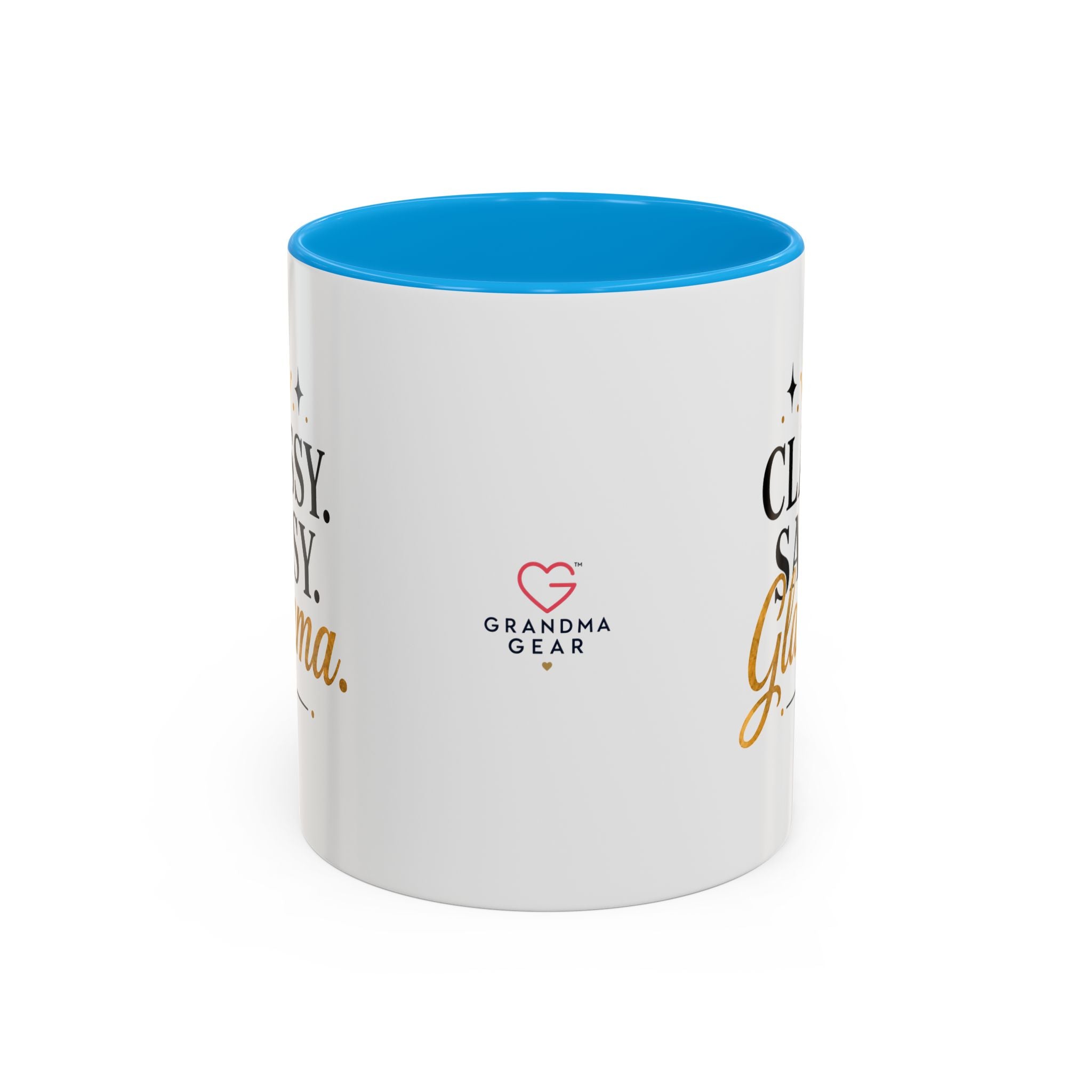 Classy Sassy Glamma Coffee Mug — 11oz/15oz Color Accent Mug