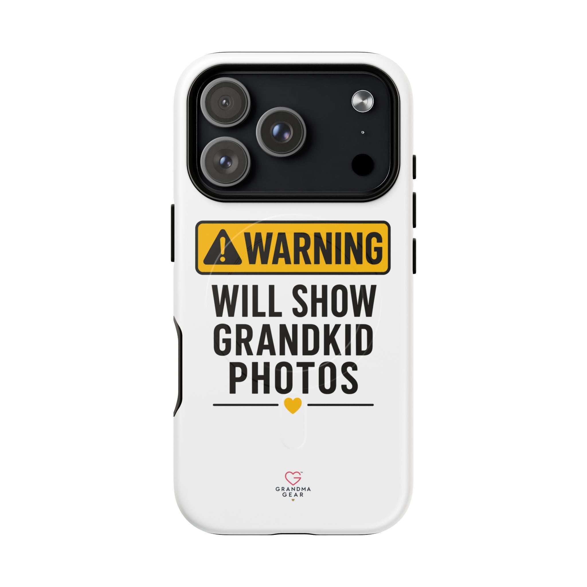 Phone Case — "Warning: Will Show Grandkid Photos" Tough Magnetic Case