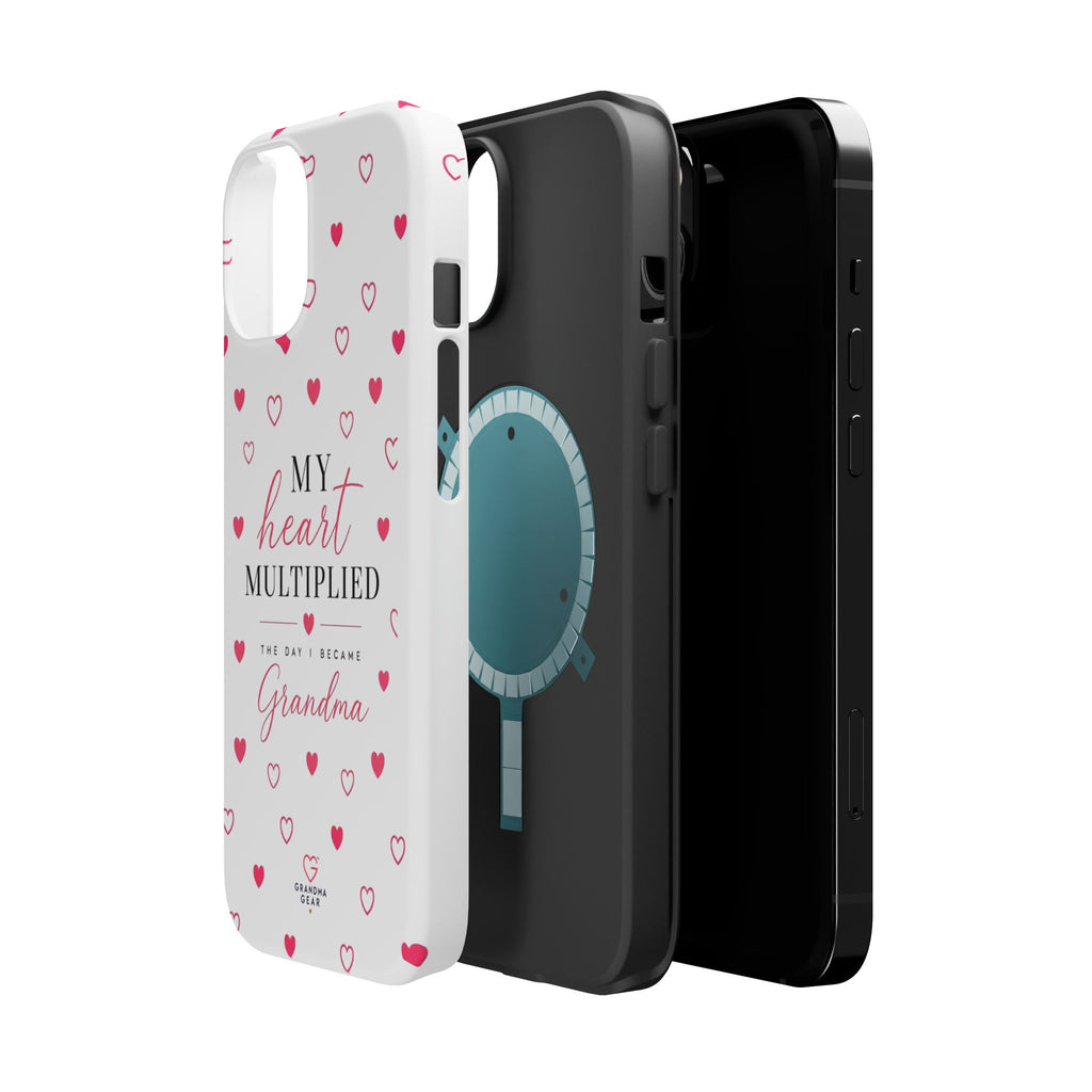 Grandma Phone Case — "My Heart Multiplied" Magnetic Impact‑Resistant Case