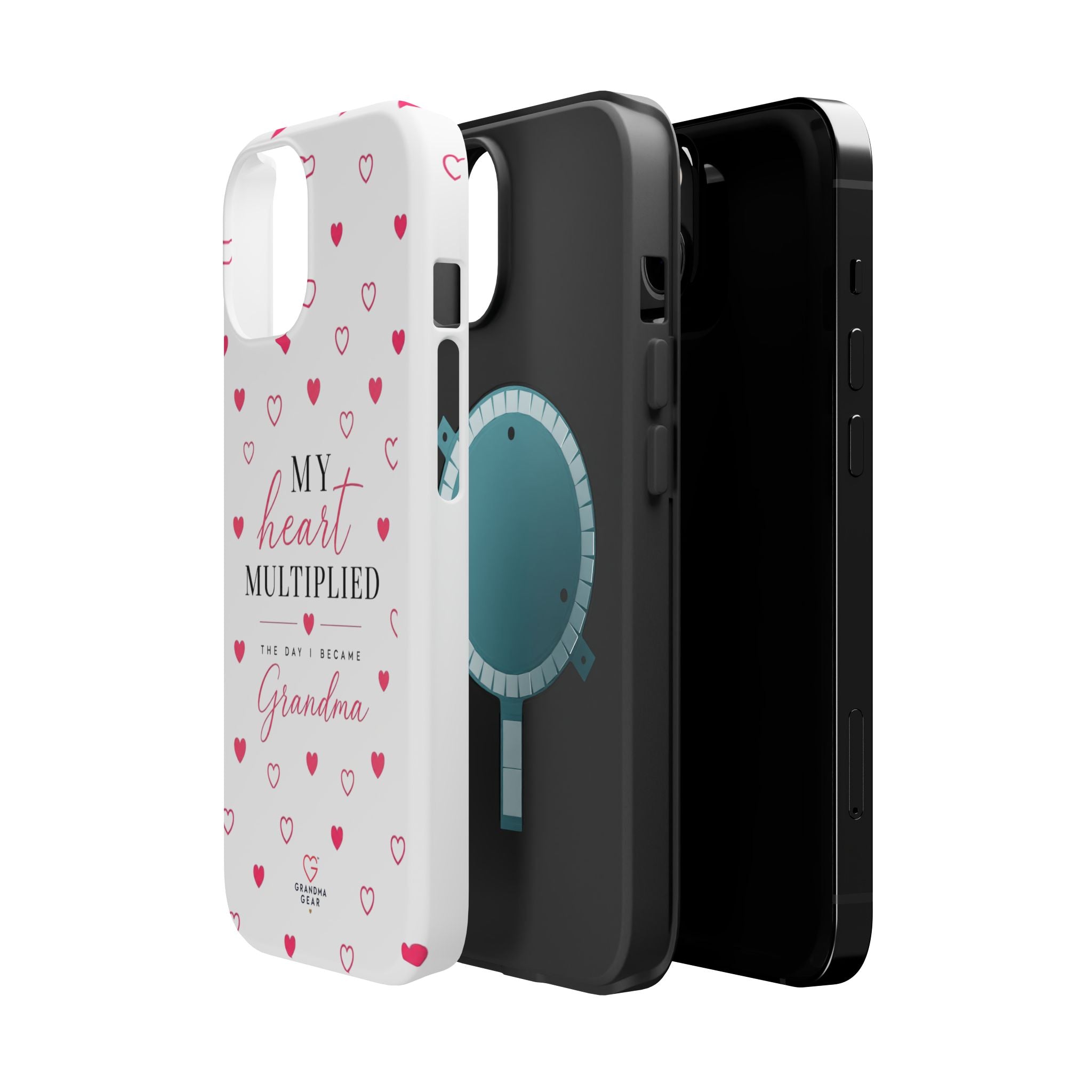 Grandma Phone Case — "My Heart Multiplied" Magnetic Impact‑Resistant Case