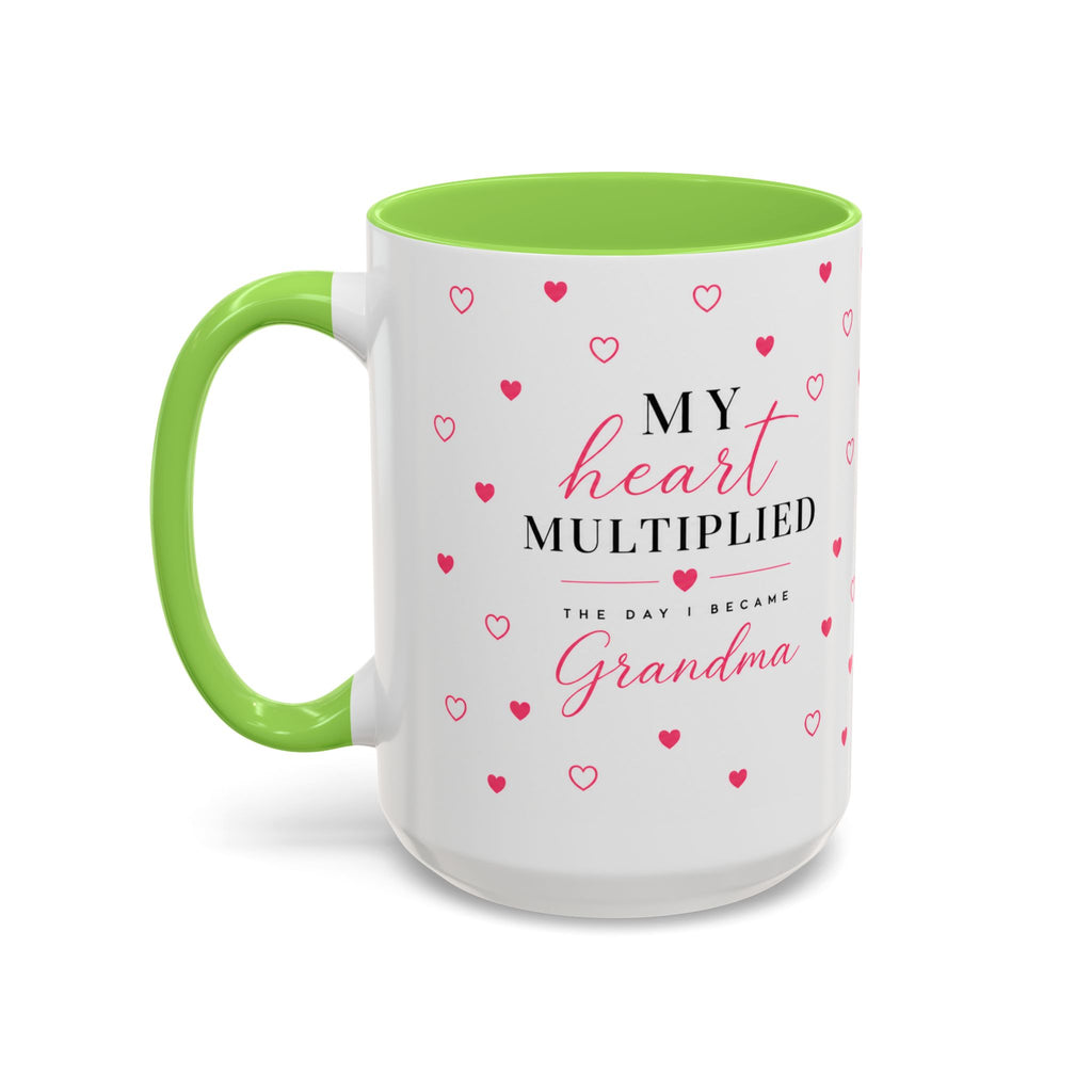 My Heart Multiplied Grandma Mug | 11oz or 15oz Ceramic